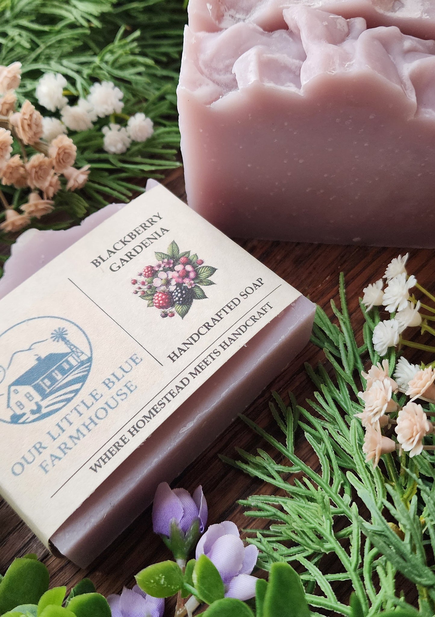 Blackberry Gardenia Handmade Soap
