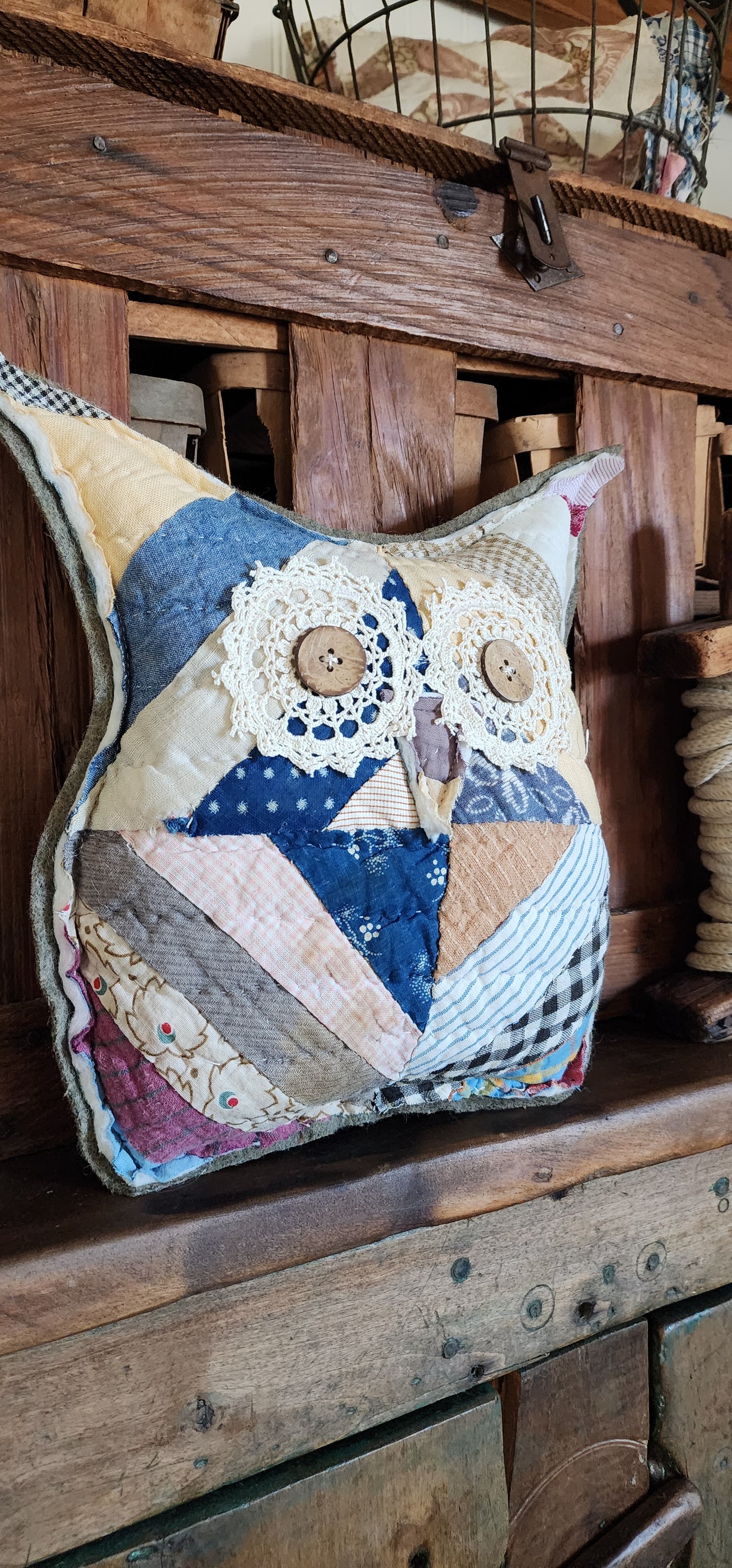 Vintage Quilt Country Owl