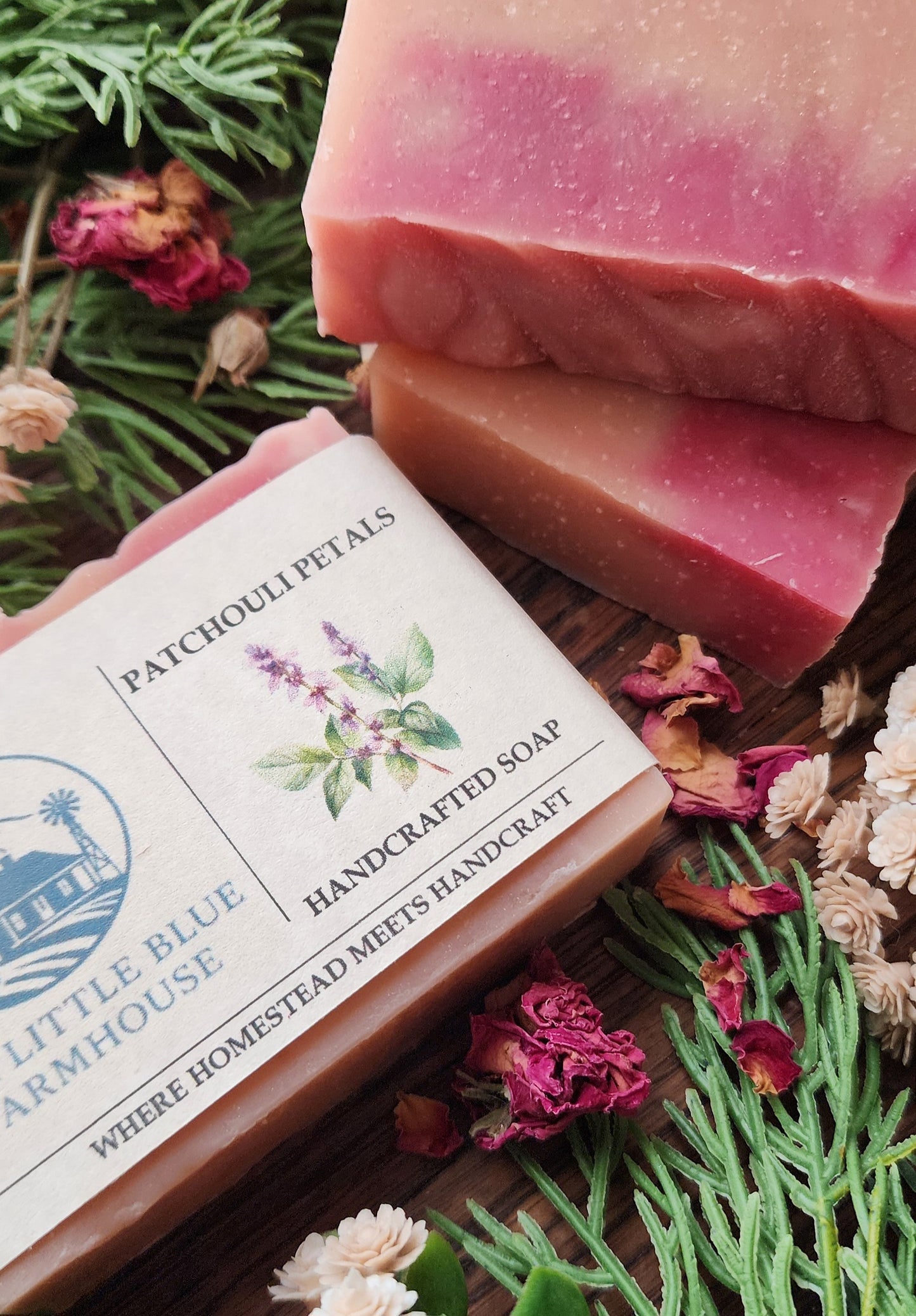 Patchouli Petals Handmade Soap