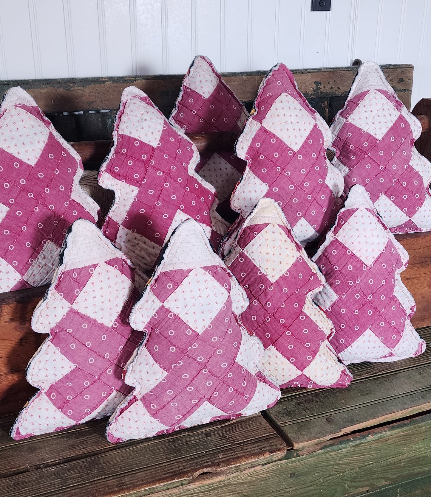 Vintage Wool Christmas Tree