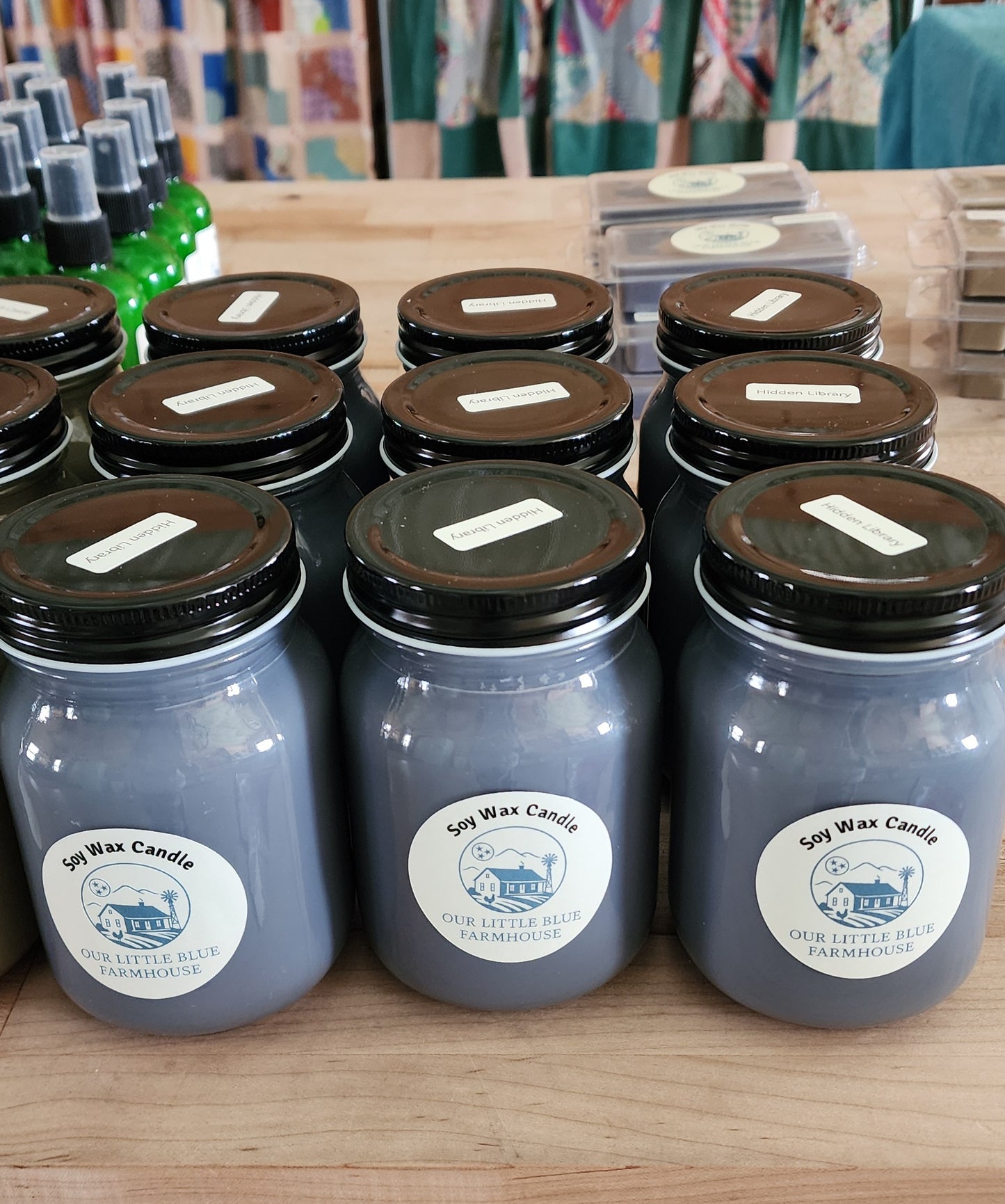 Soy Wax Candle - Hidden Library