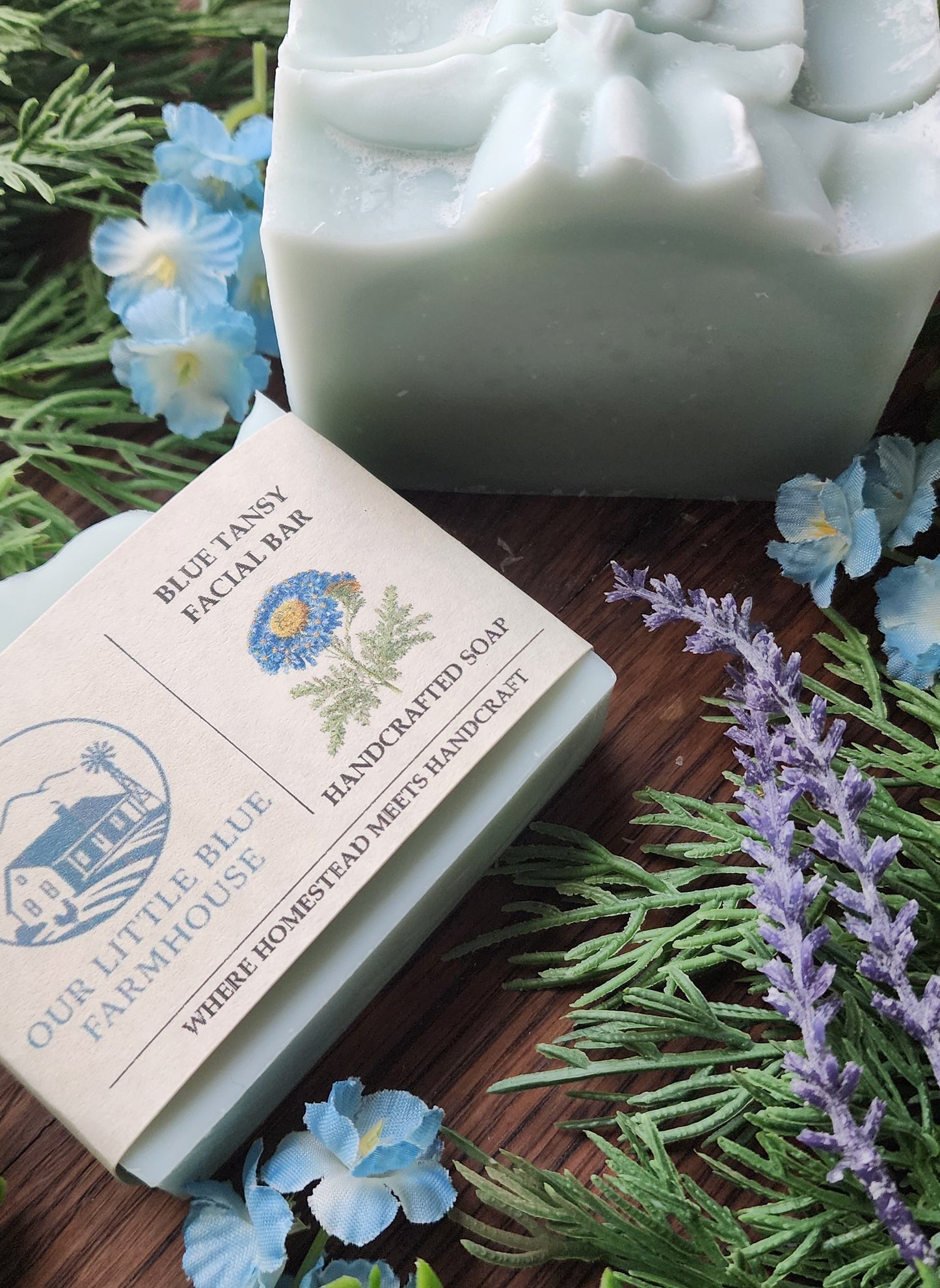 Blue Tansy Facial Bar Handmade Soap