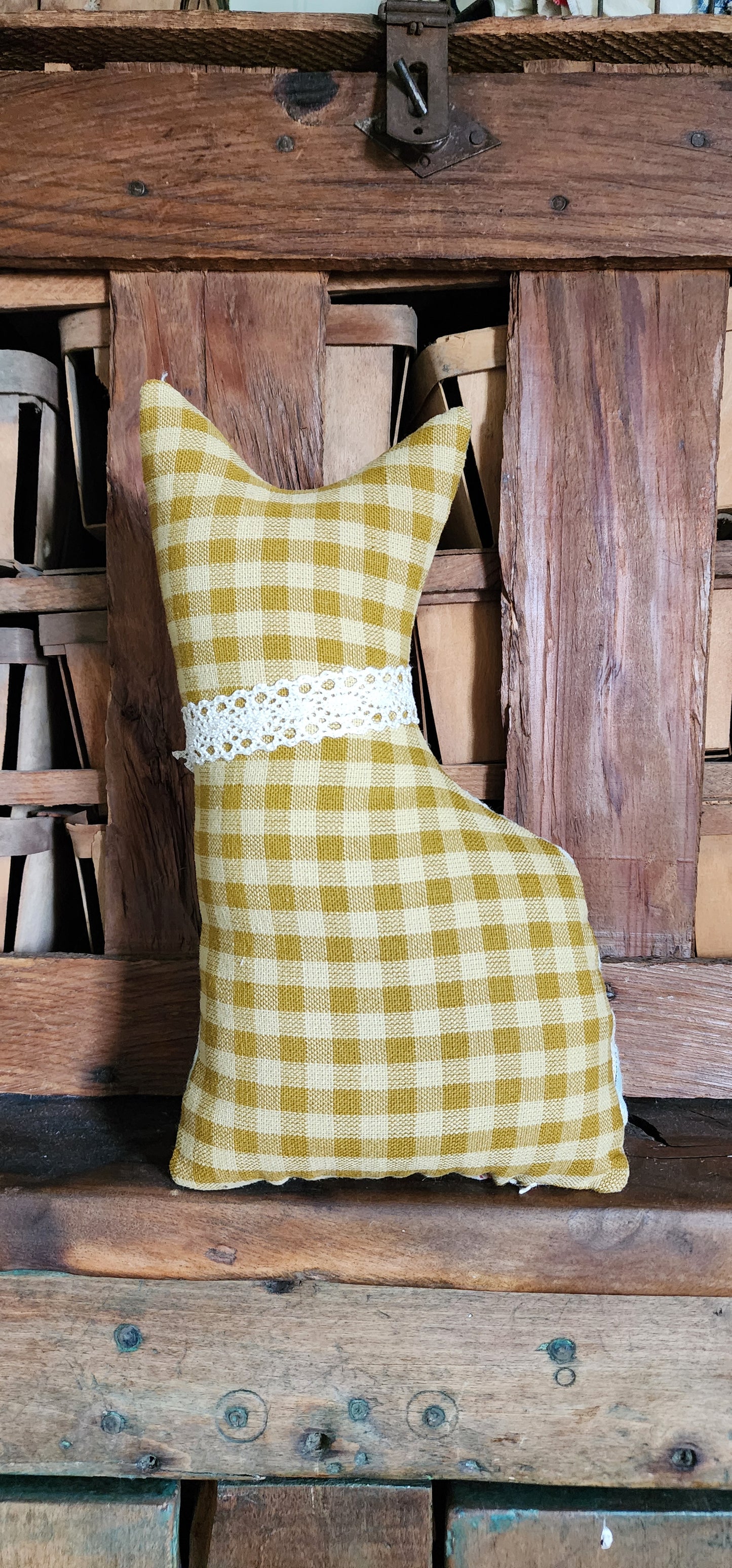 Vintage Quilt Country Cat