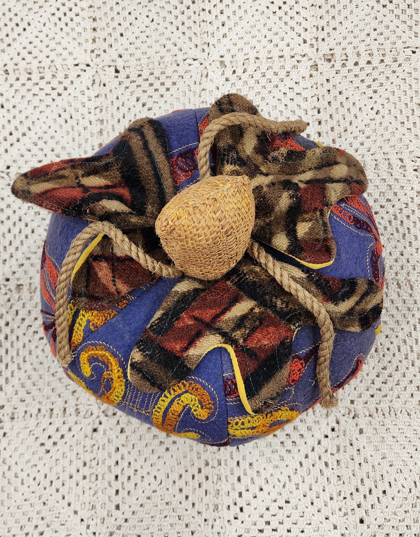 Grandma's Vintage Linen Pumpkin