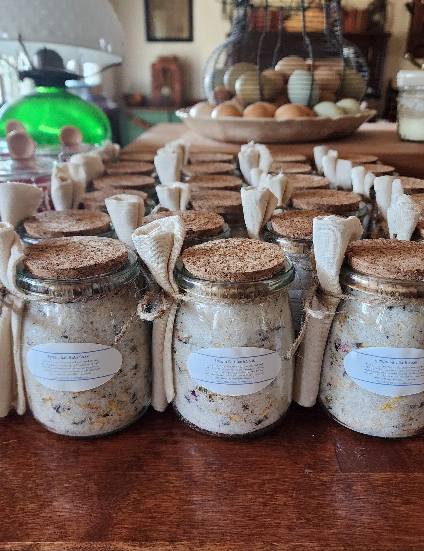 Epsom Salt Oat and Milk Bath Soak