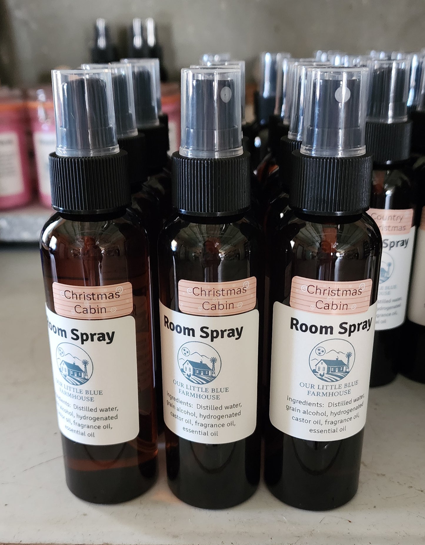 Room and Linen Spray - Christmas Cabin