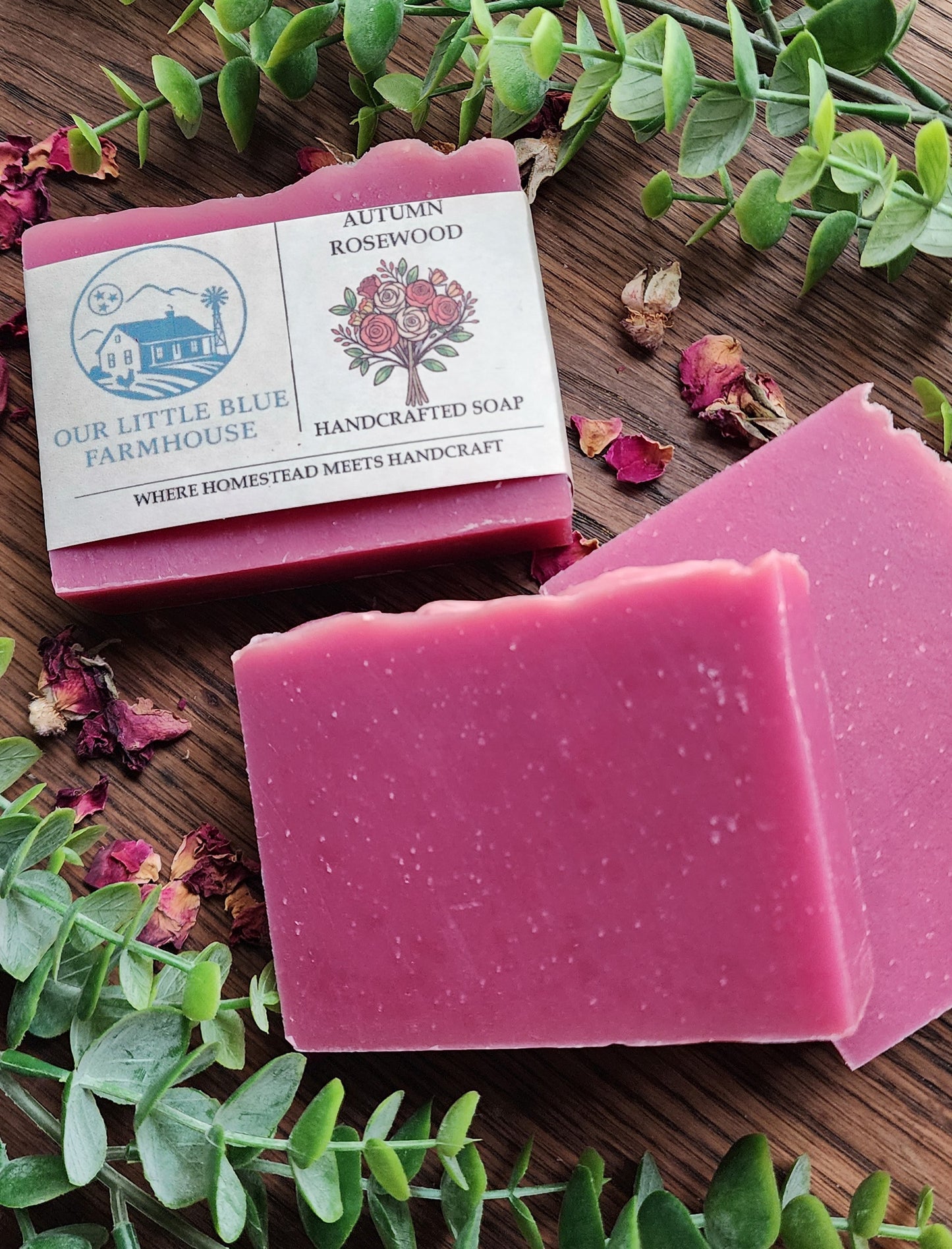 Autumn Rosewood Handmade Soap