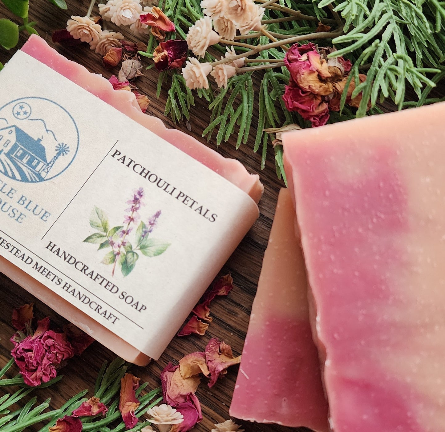 Patchouli Petals Handmade Soap