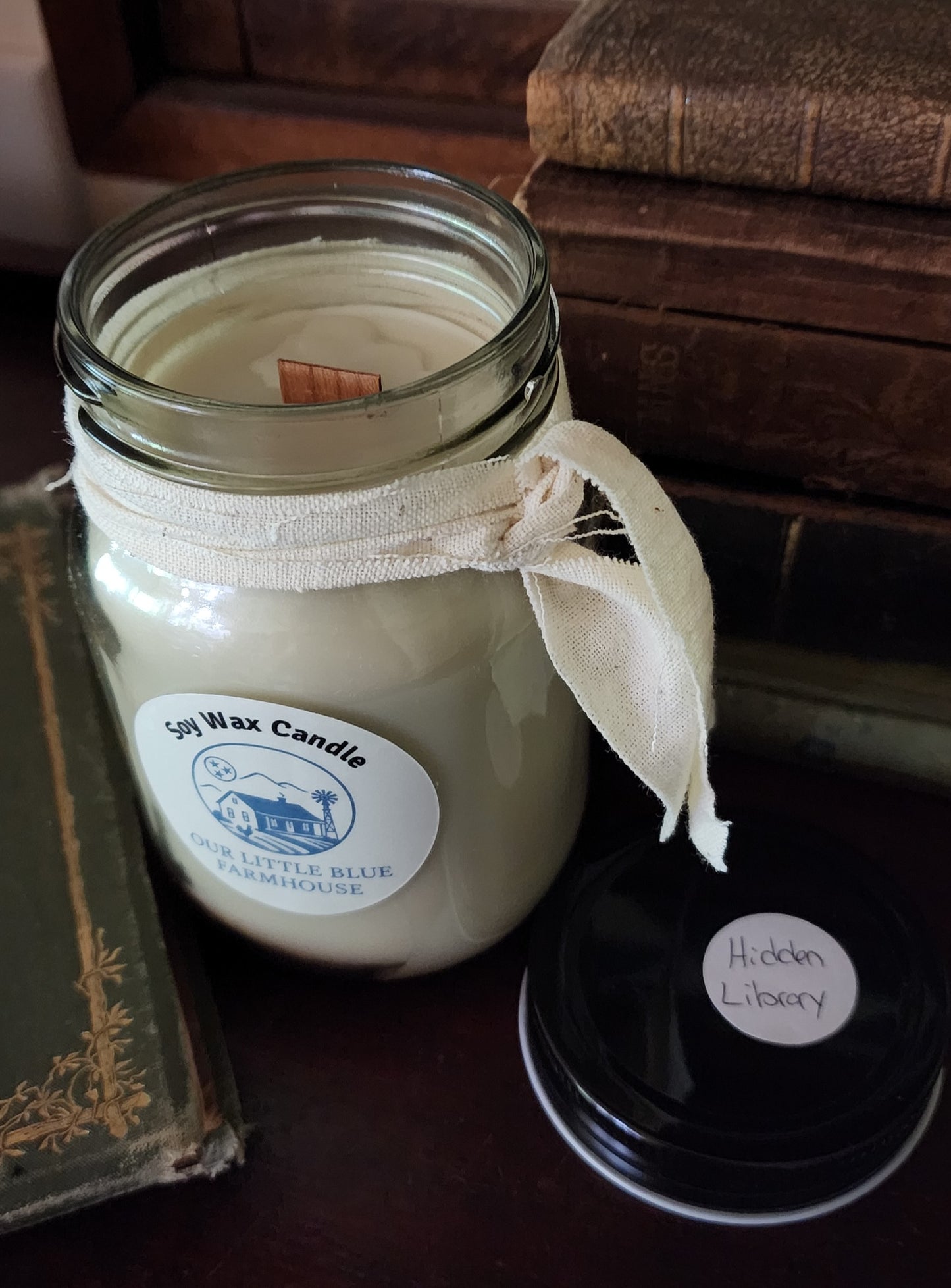 Soy Wax Candle - Hidden Library