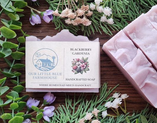Blackberry Gardenia Handmade Soap