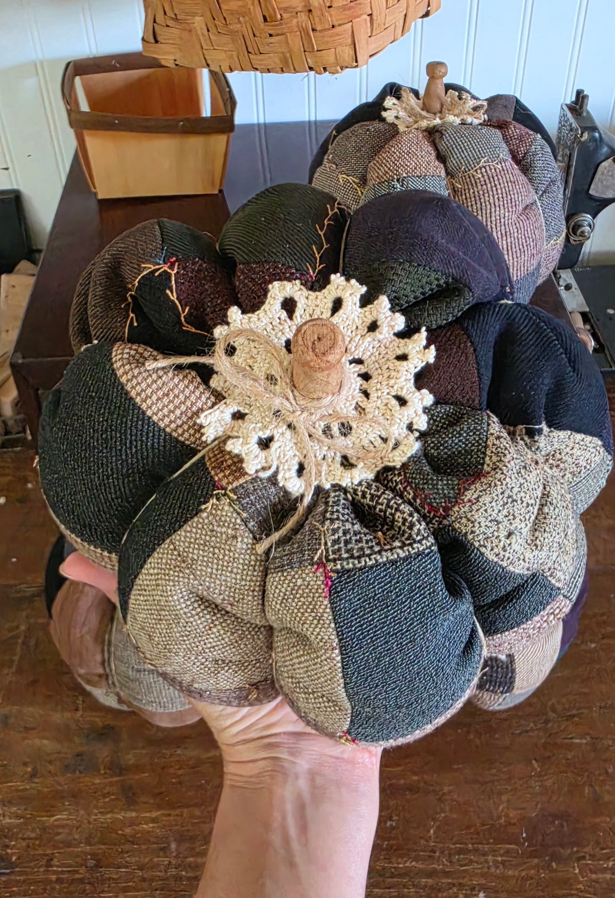 Vintage Quilt Pumpkin