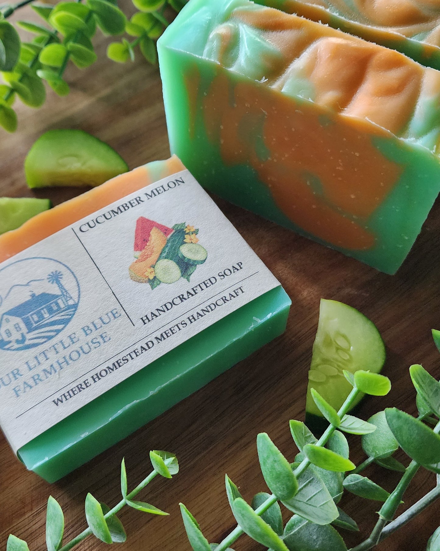 Cucumber Melon Aloe Vera Handmade Soap