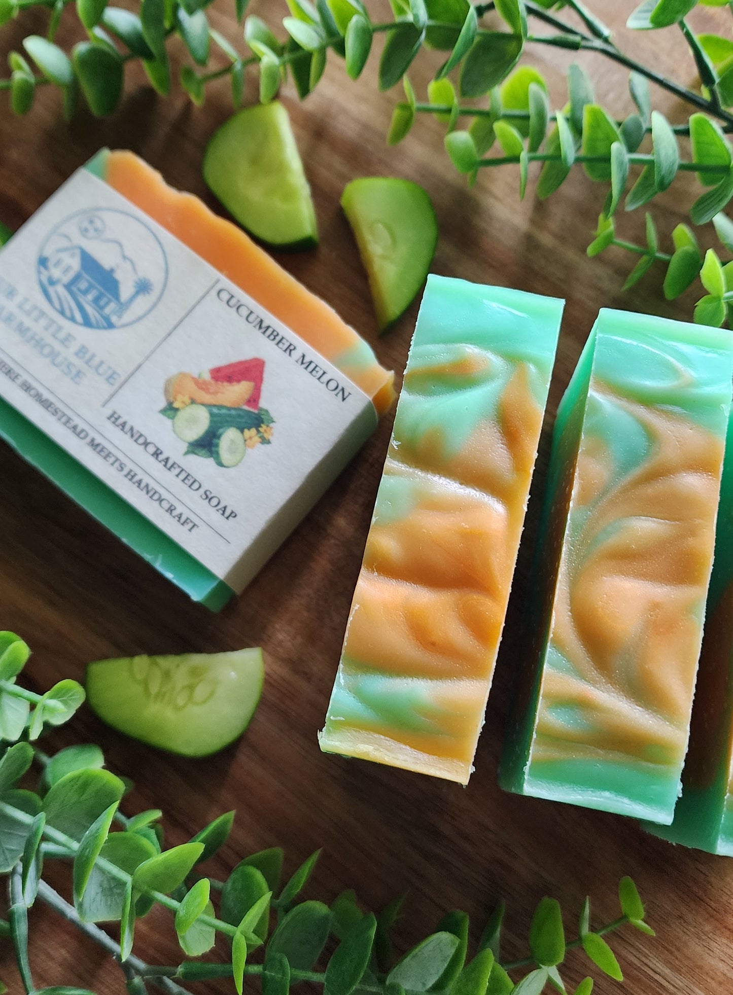 Cucumber Melon Aloe Vera Handmade Soap