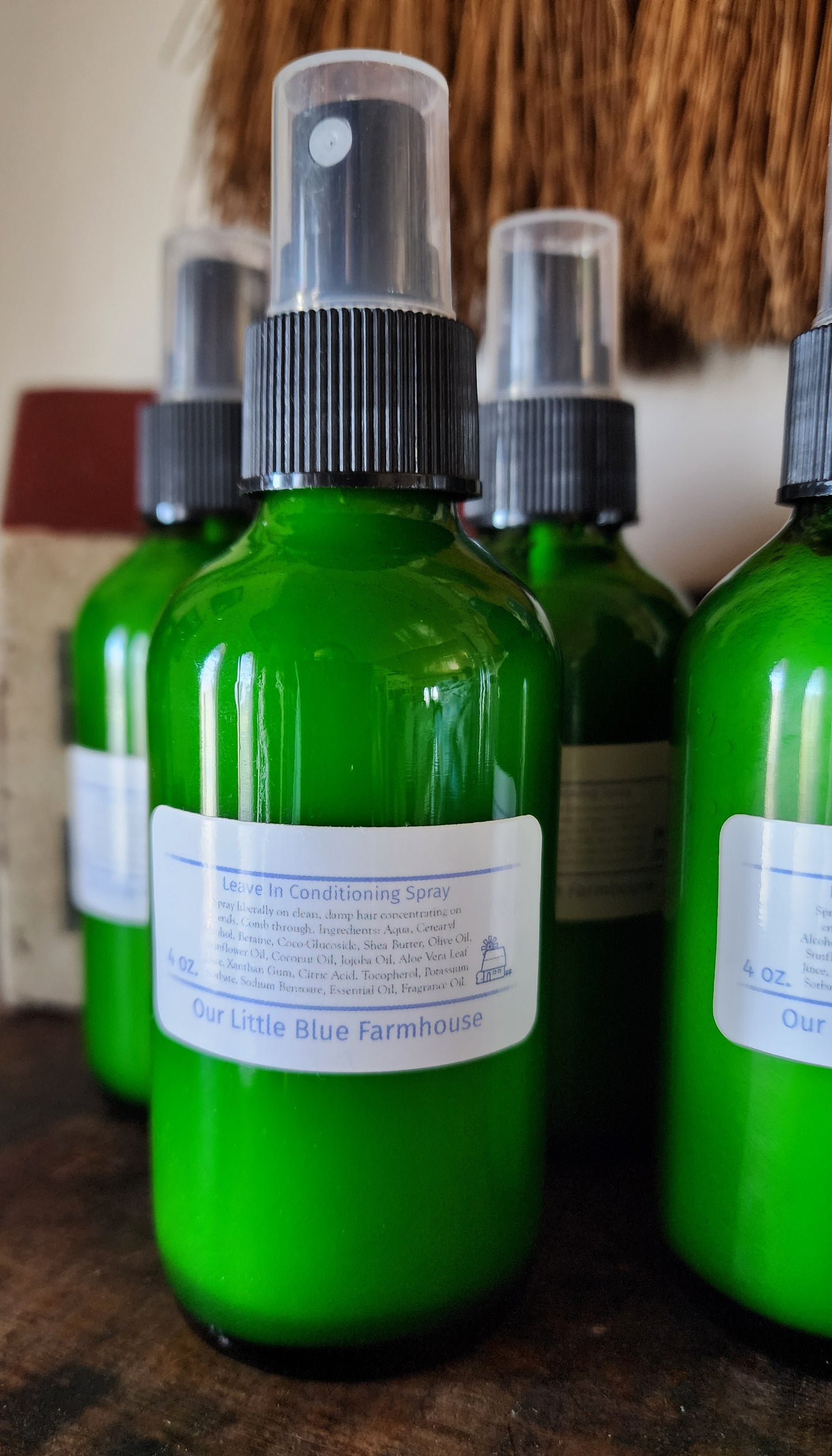 Leave In Conditioner Spray/Detangler - Black Rose and Oud