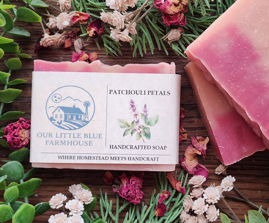 Patchouli Petals Handmade Soap