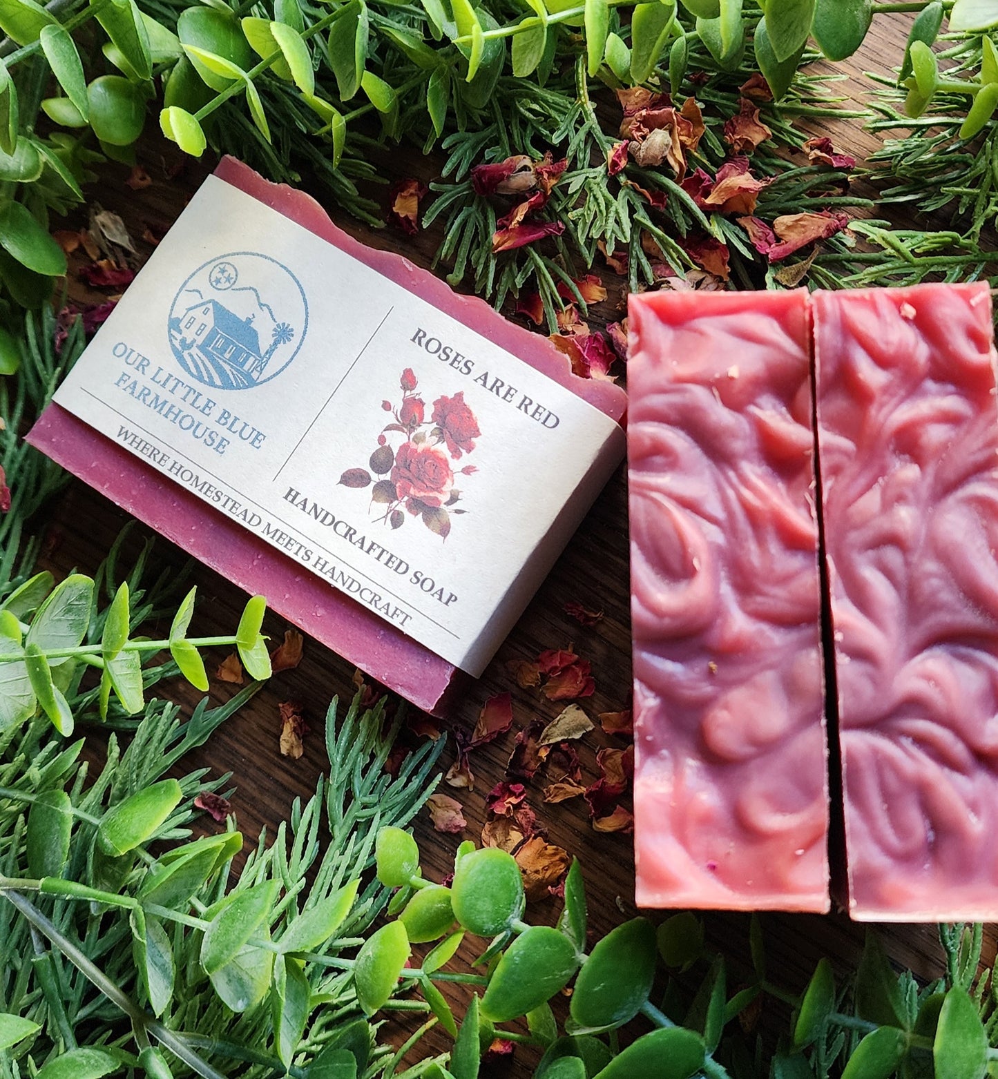 Roses are Red Handmade Soap