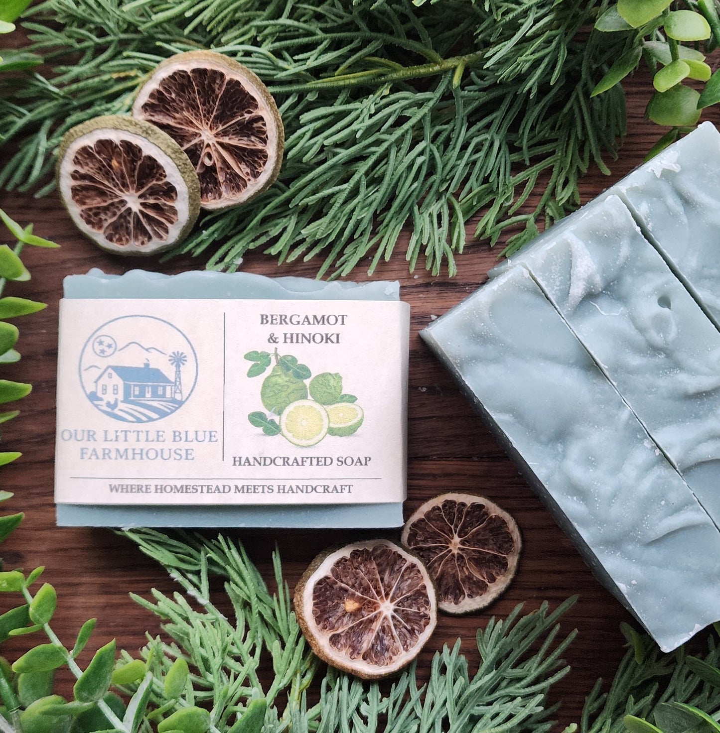 Bergamot & Hinoki Handmade Soap