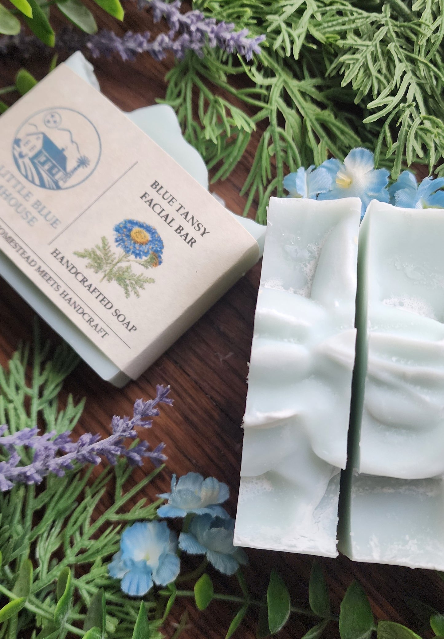 Blue Tansy Facial Bar Handmade Soap