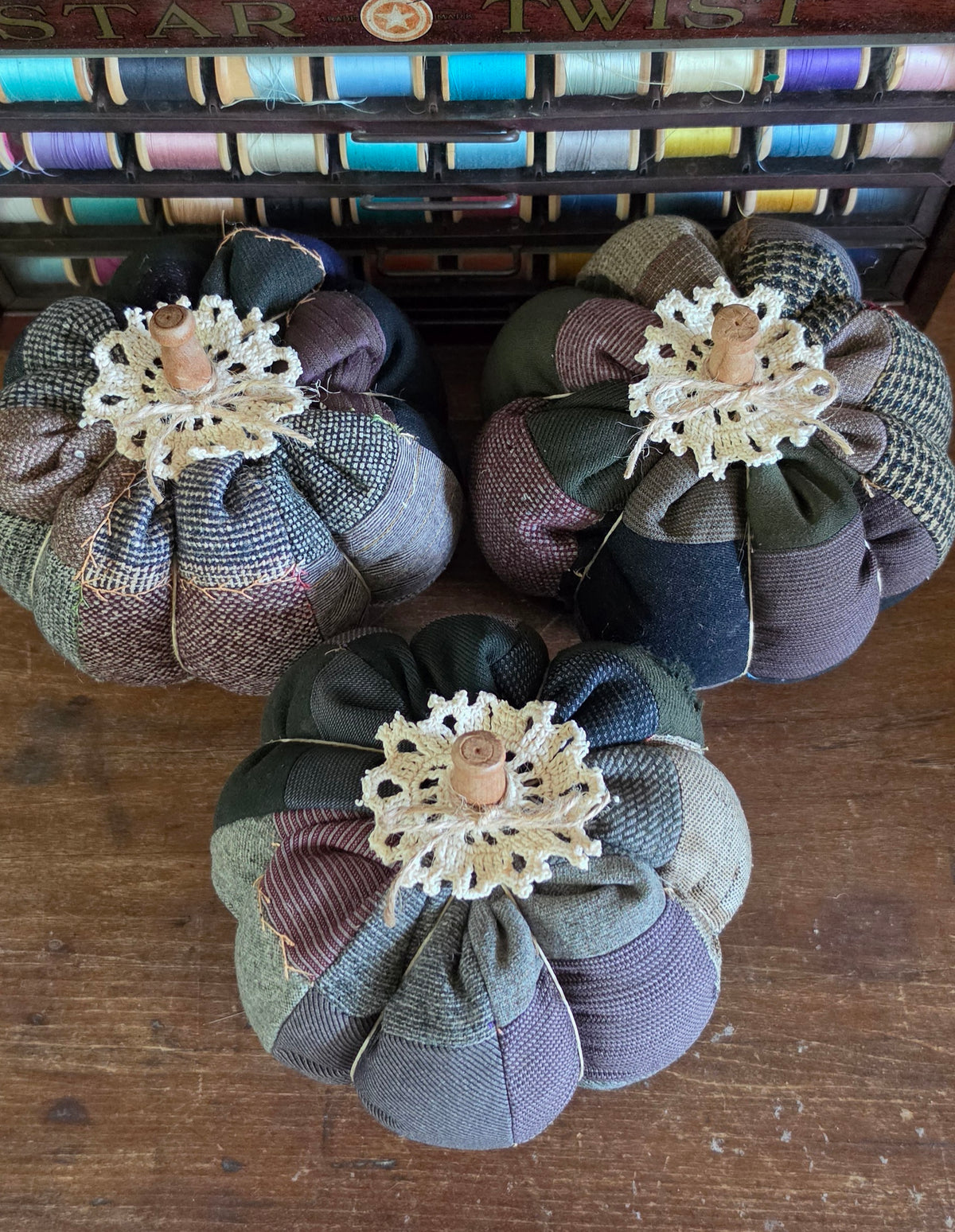 Vintage Quilt Pumpkin