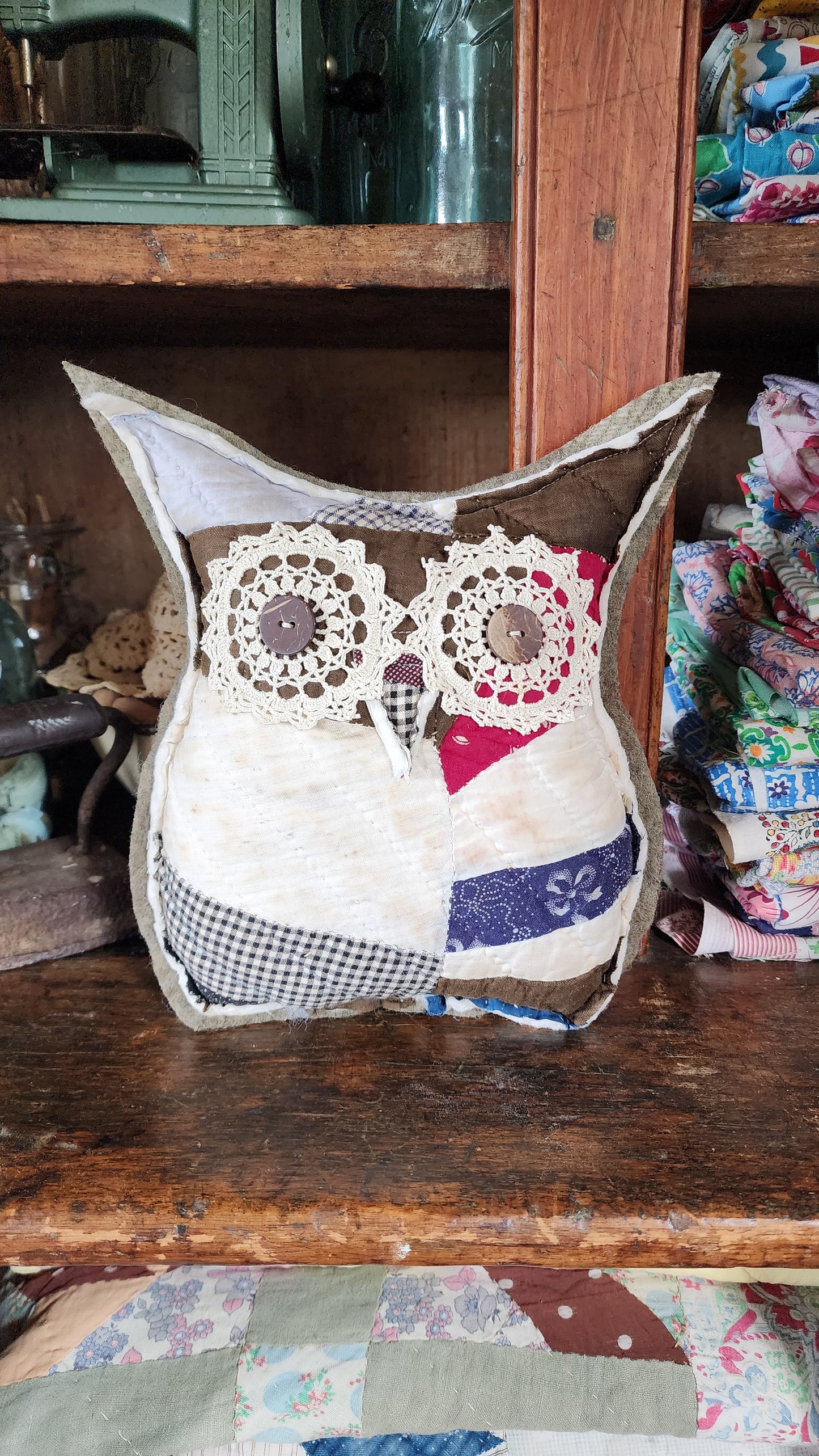 Vintage Quilt Country Owl