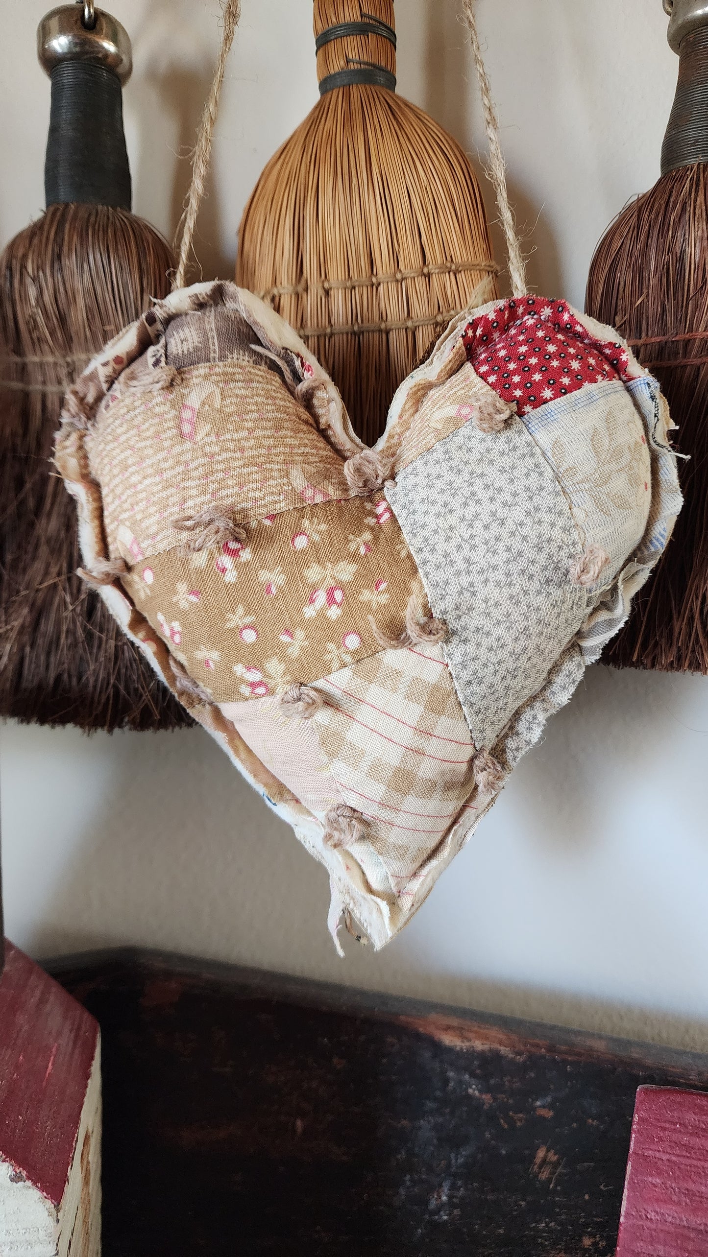 Antique Quilt Country Heart