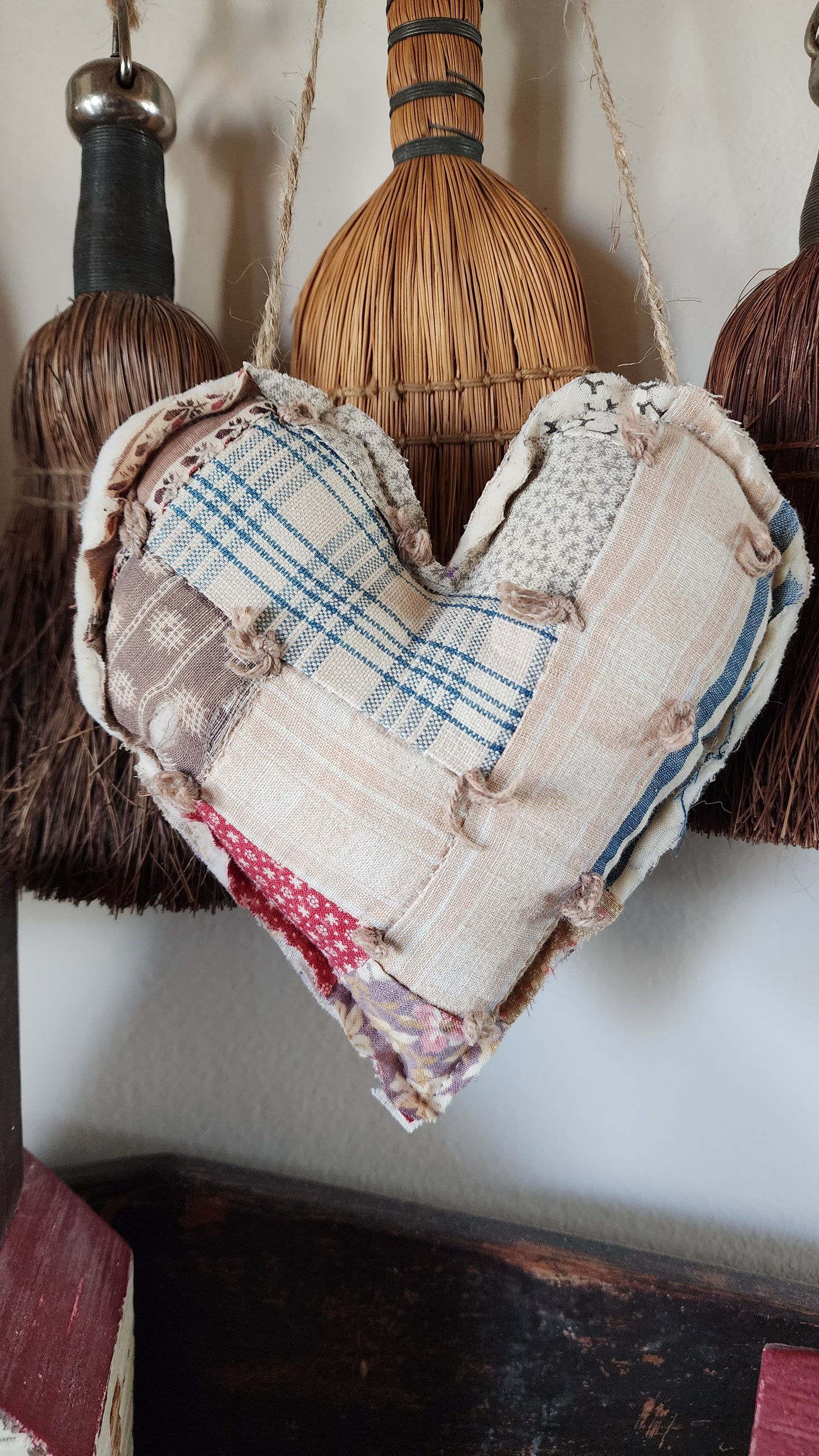 Antique Quilt Country Heart