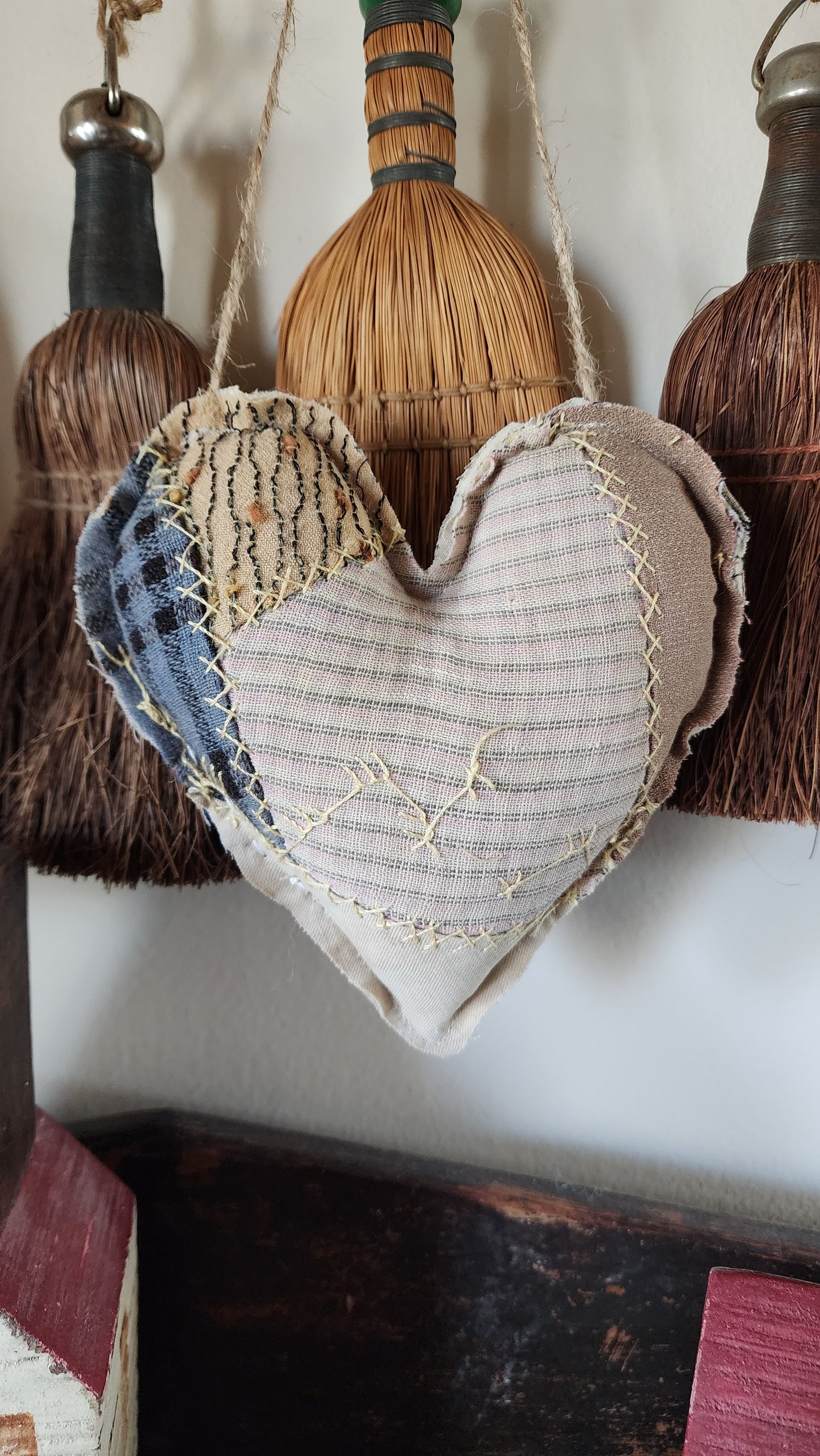 Antique Quilt Country Heart