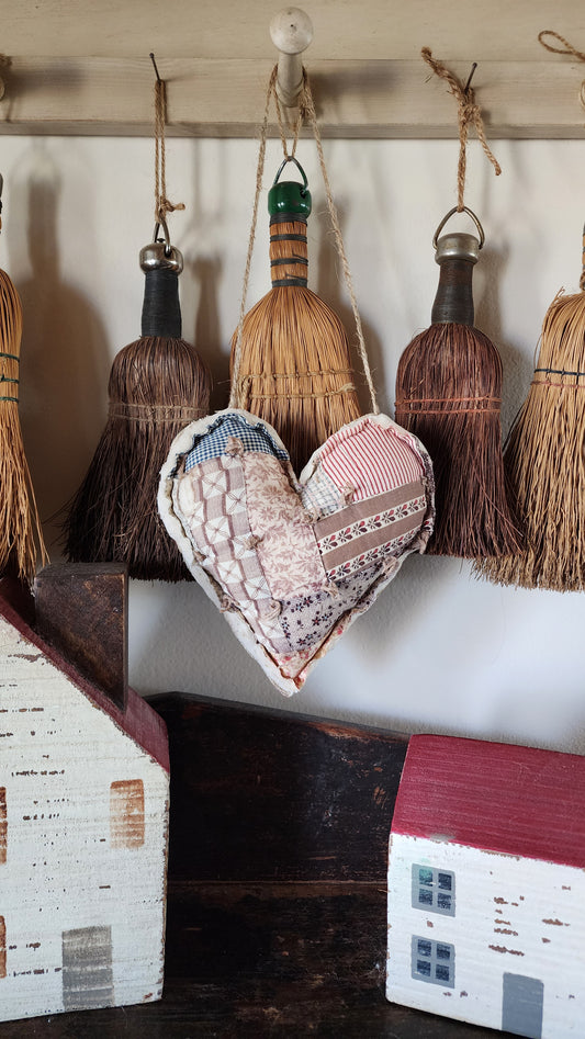 Antique Quilt Country Heart