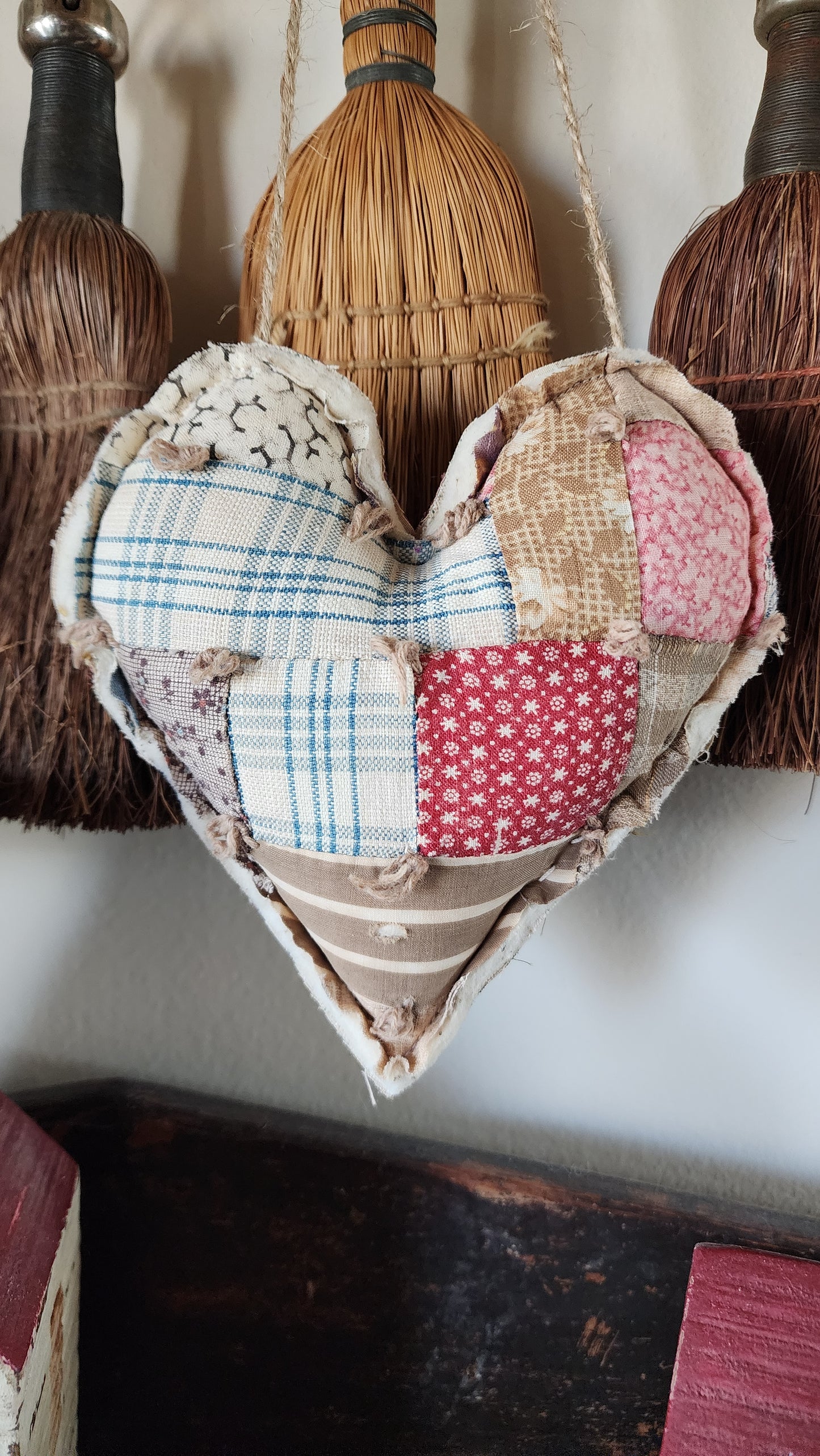 Antique Quilt Country Heart