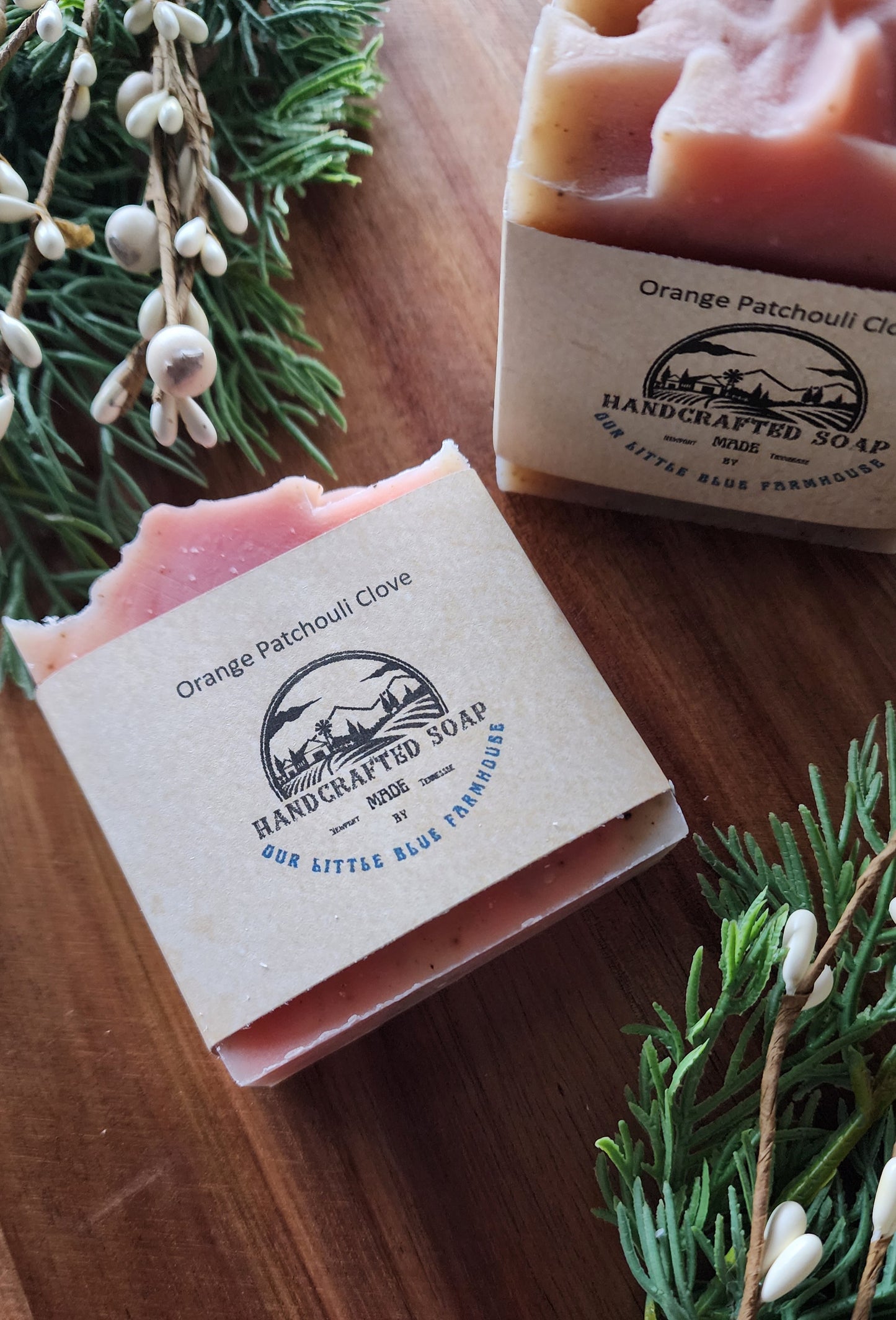 Orange Patchouli Clove Handmade Soap