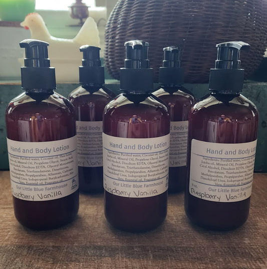 Hand and Body Lotion - Raspberry Vanilla