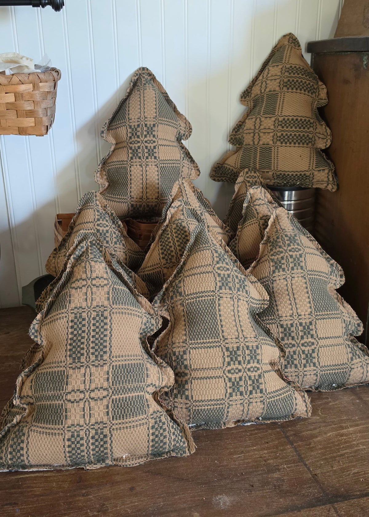 Vintage Wool Christmas Tree