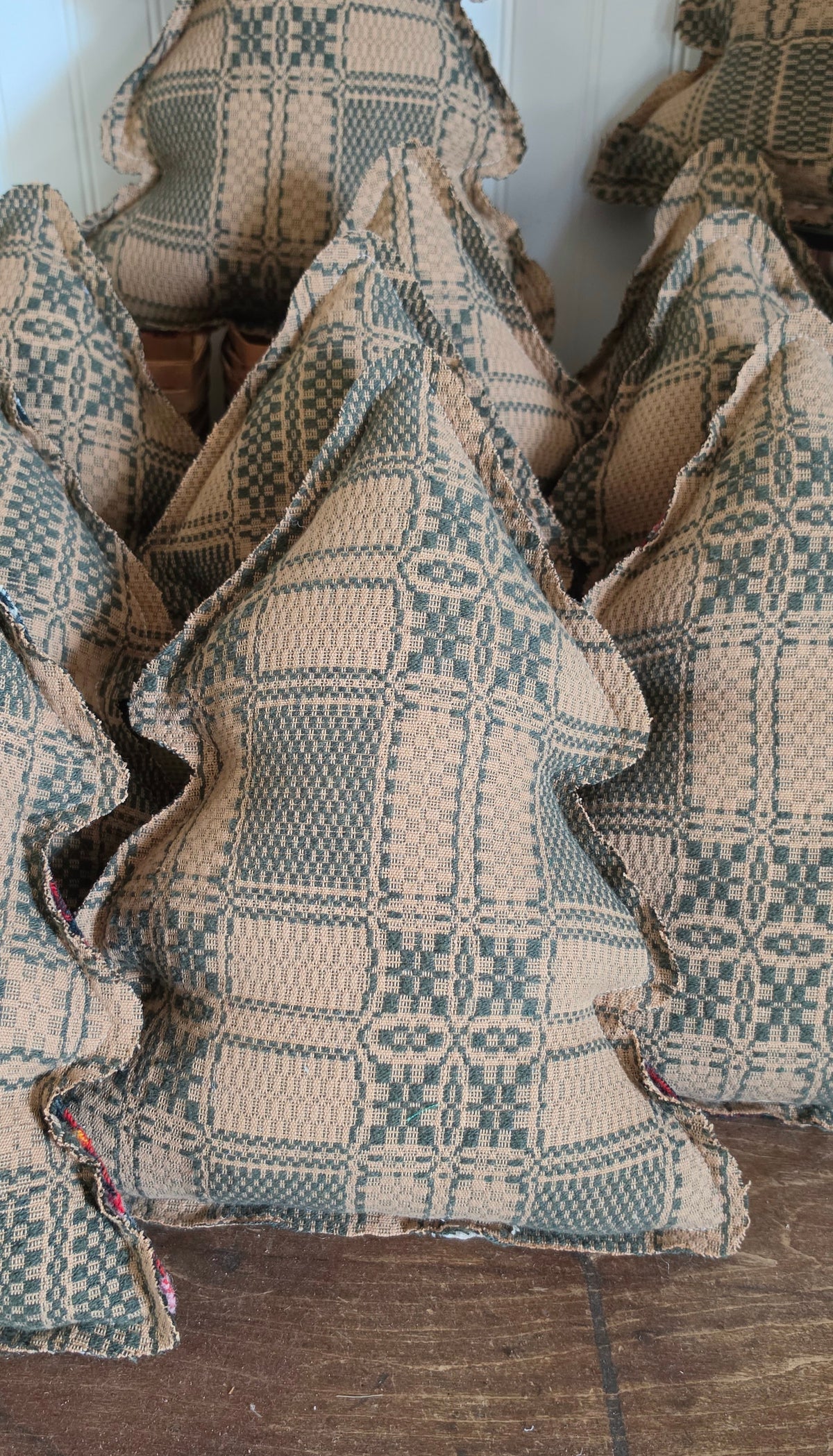 Vintage Wool Christmas Tree