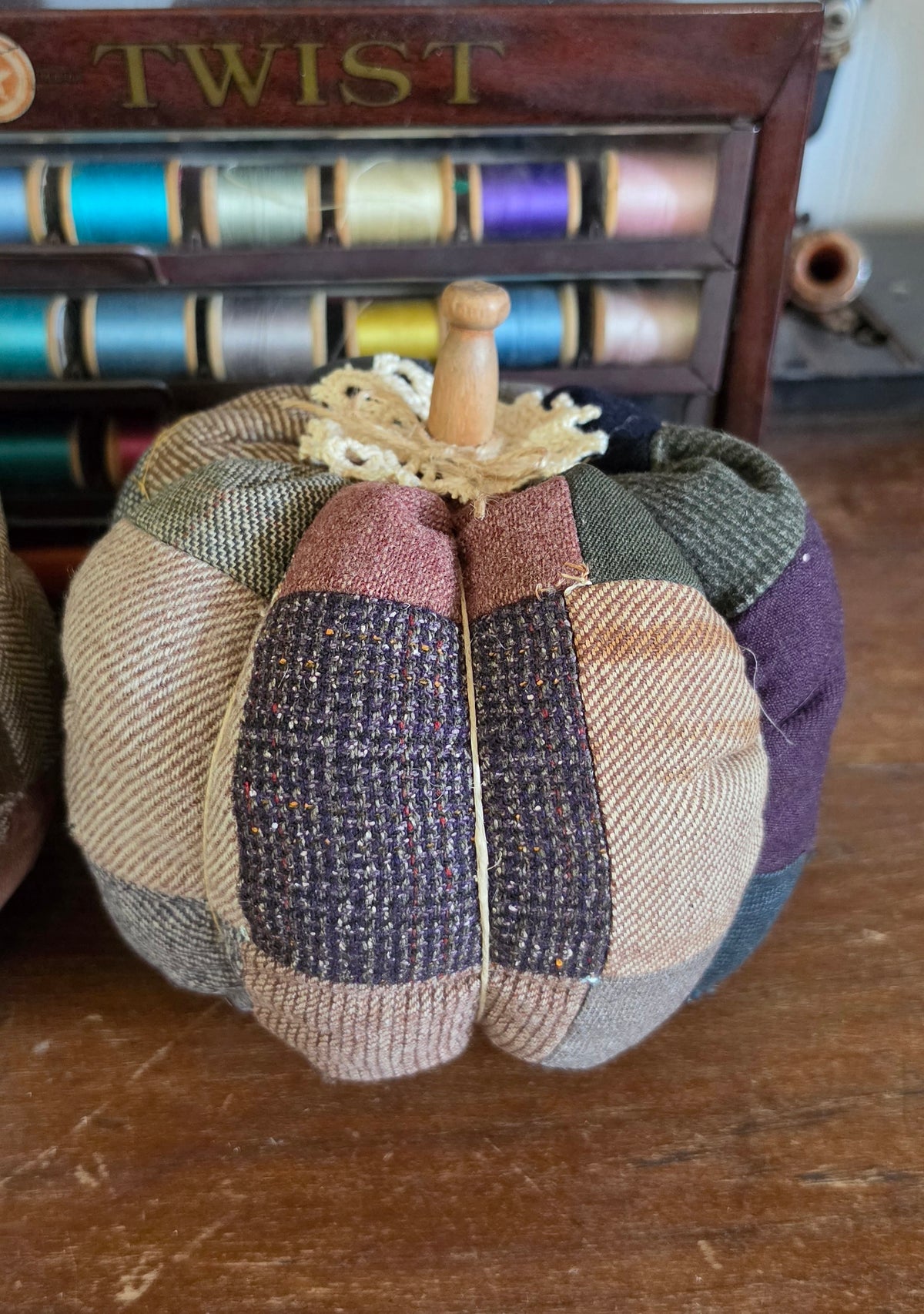 Vintage Quilt Pumpkin