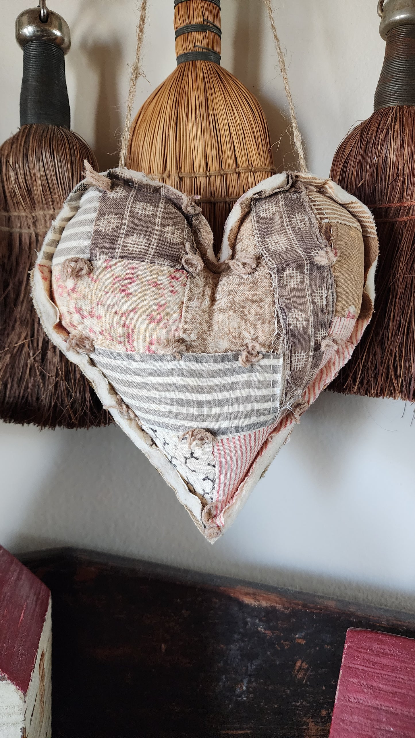 Antique Quilt Country Heart