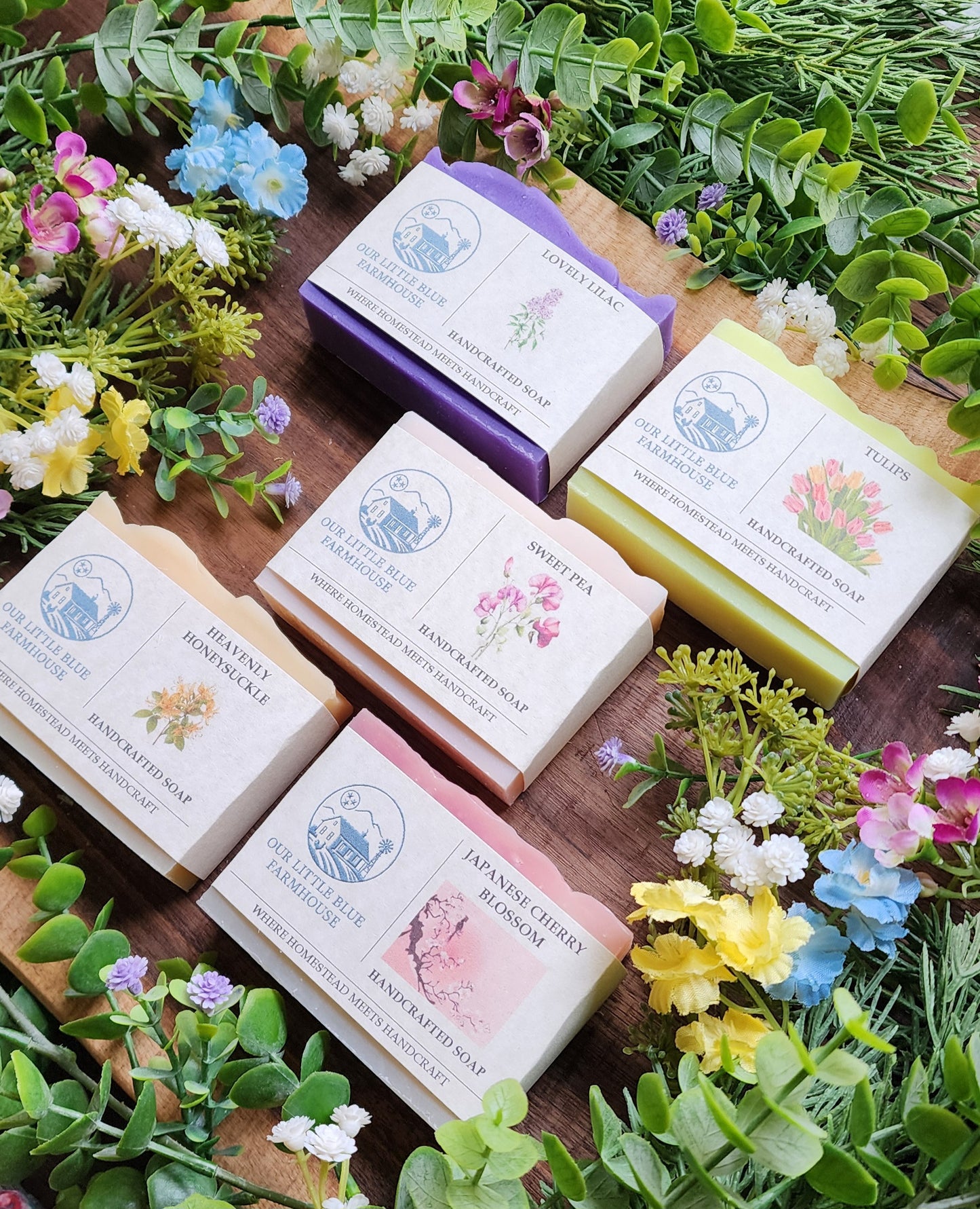 Spring Collection Handmade Soap Bundle