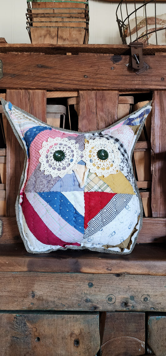 Vintage Quilt Country Owl