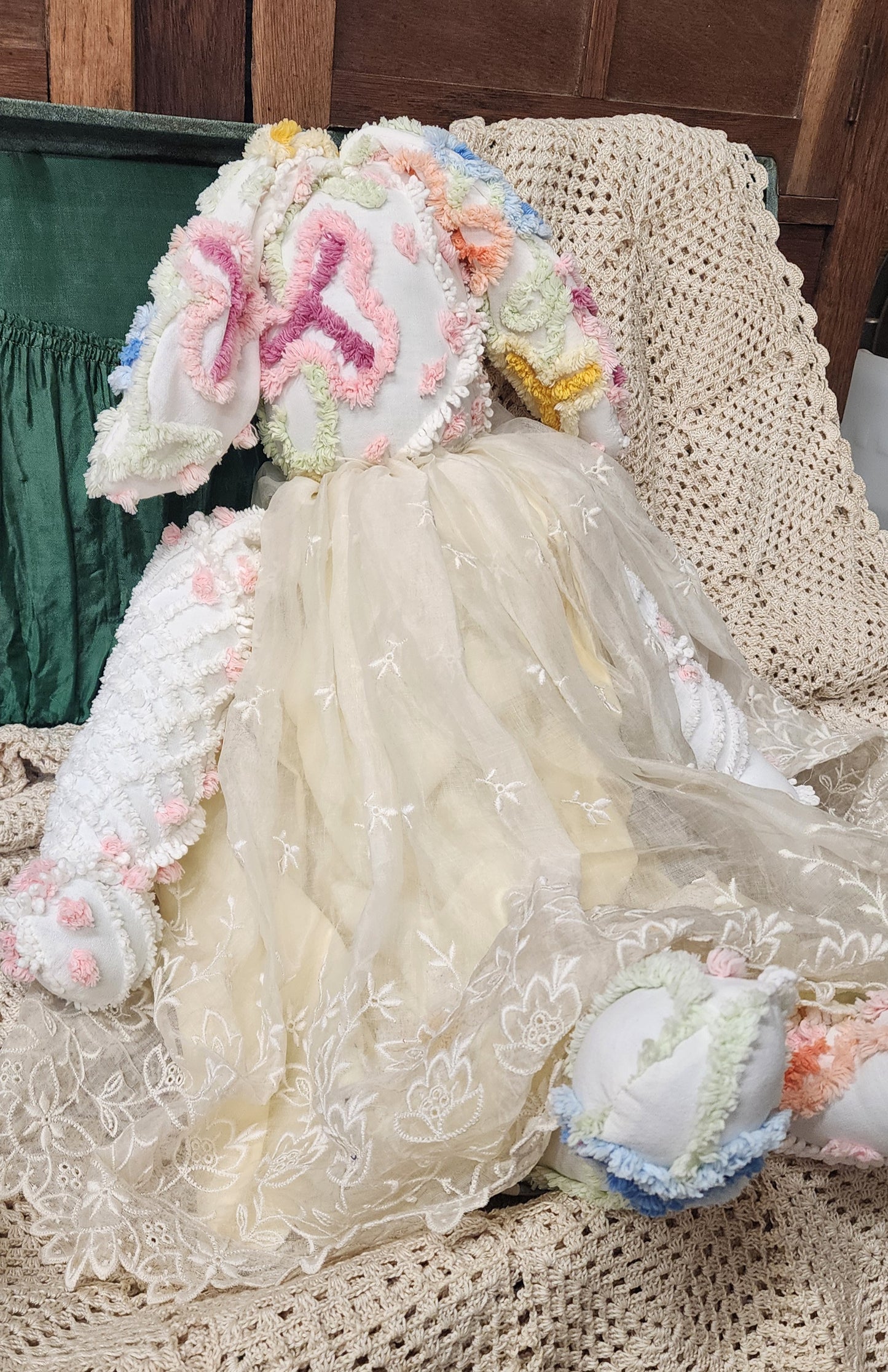 Grandma's Vintage Chenille Bunny
