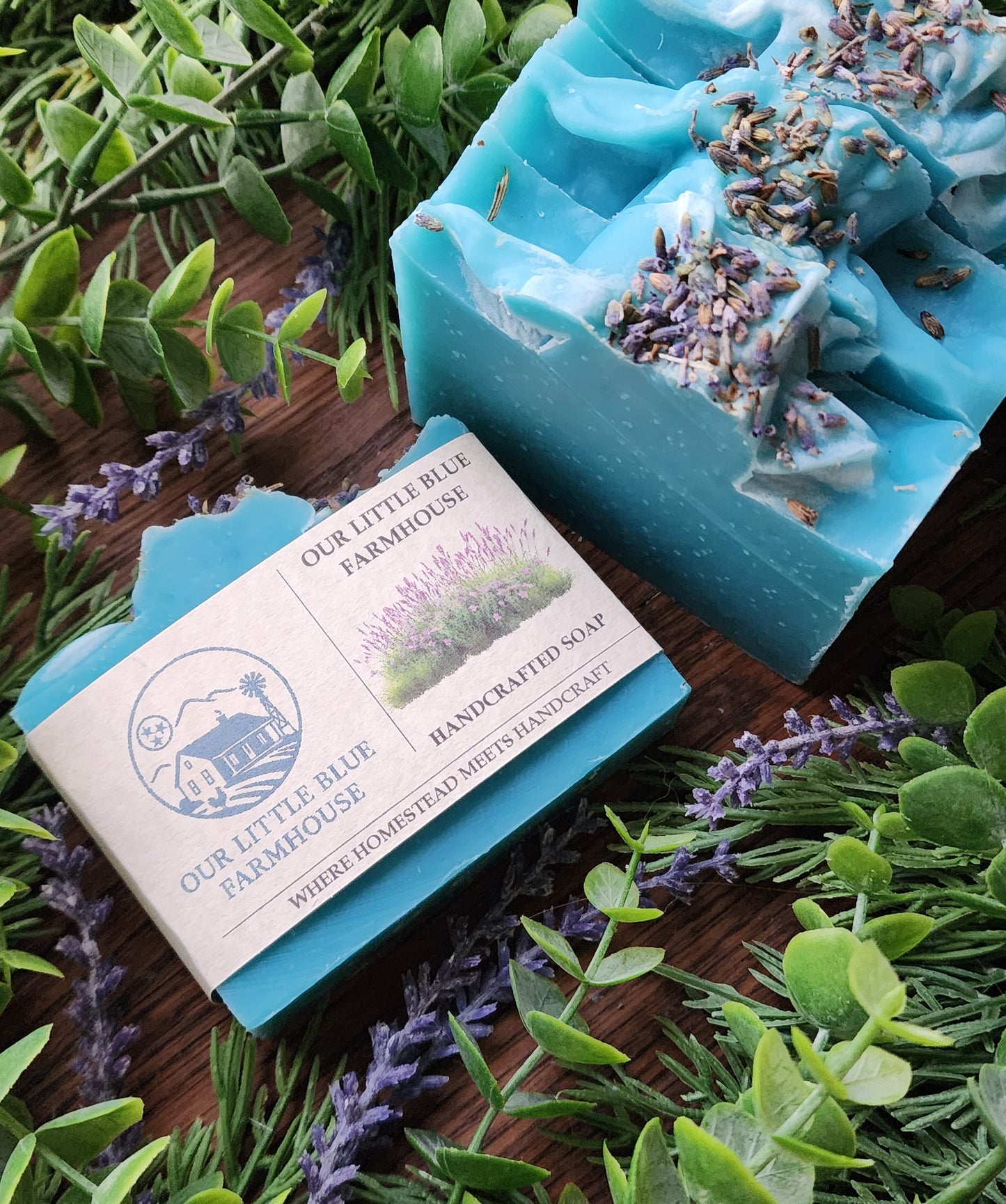 Our Little Blue Farmhouse Handmade Soap