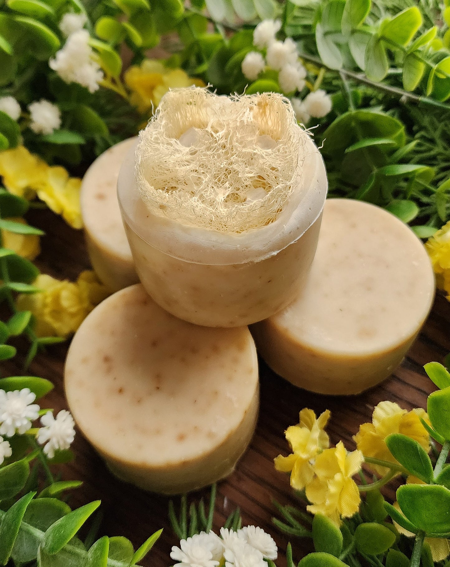 Mountain Honey Loofah Handmade Soap