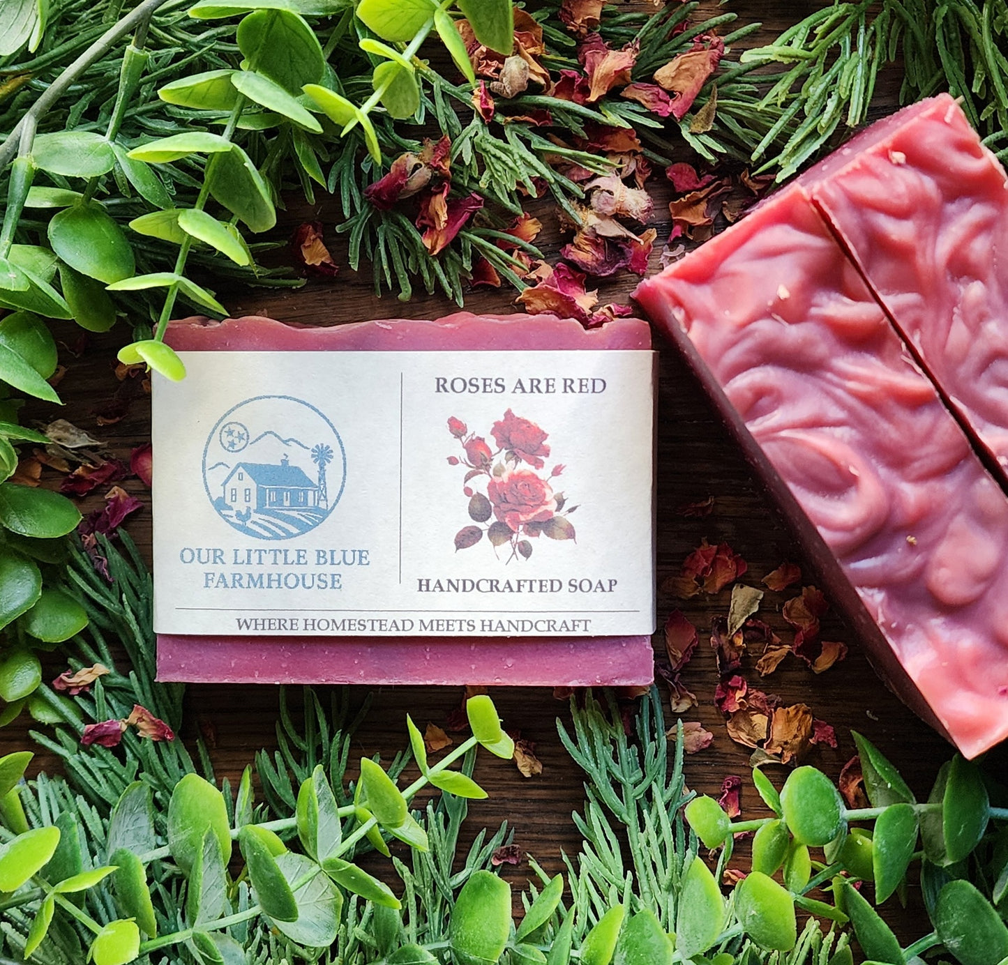 Roses are Red Handmade Soap