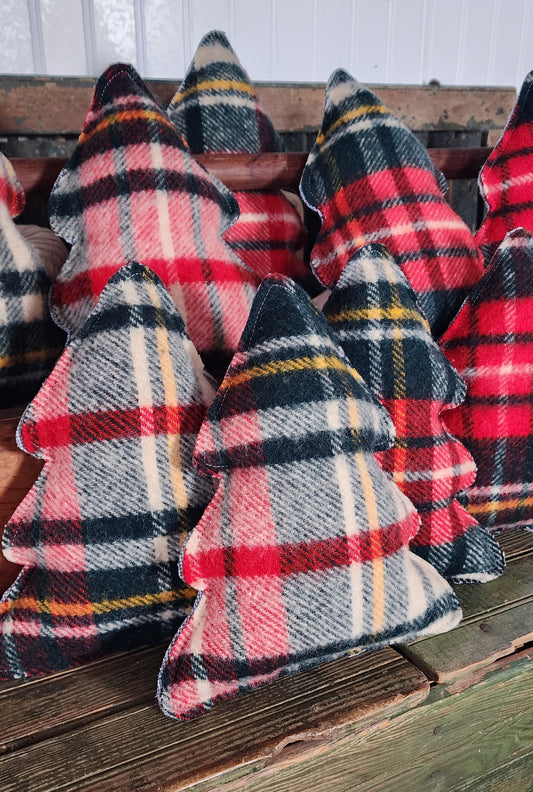 Vintage Wool Christmas Tree