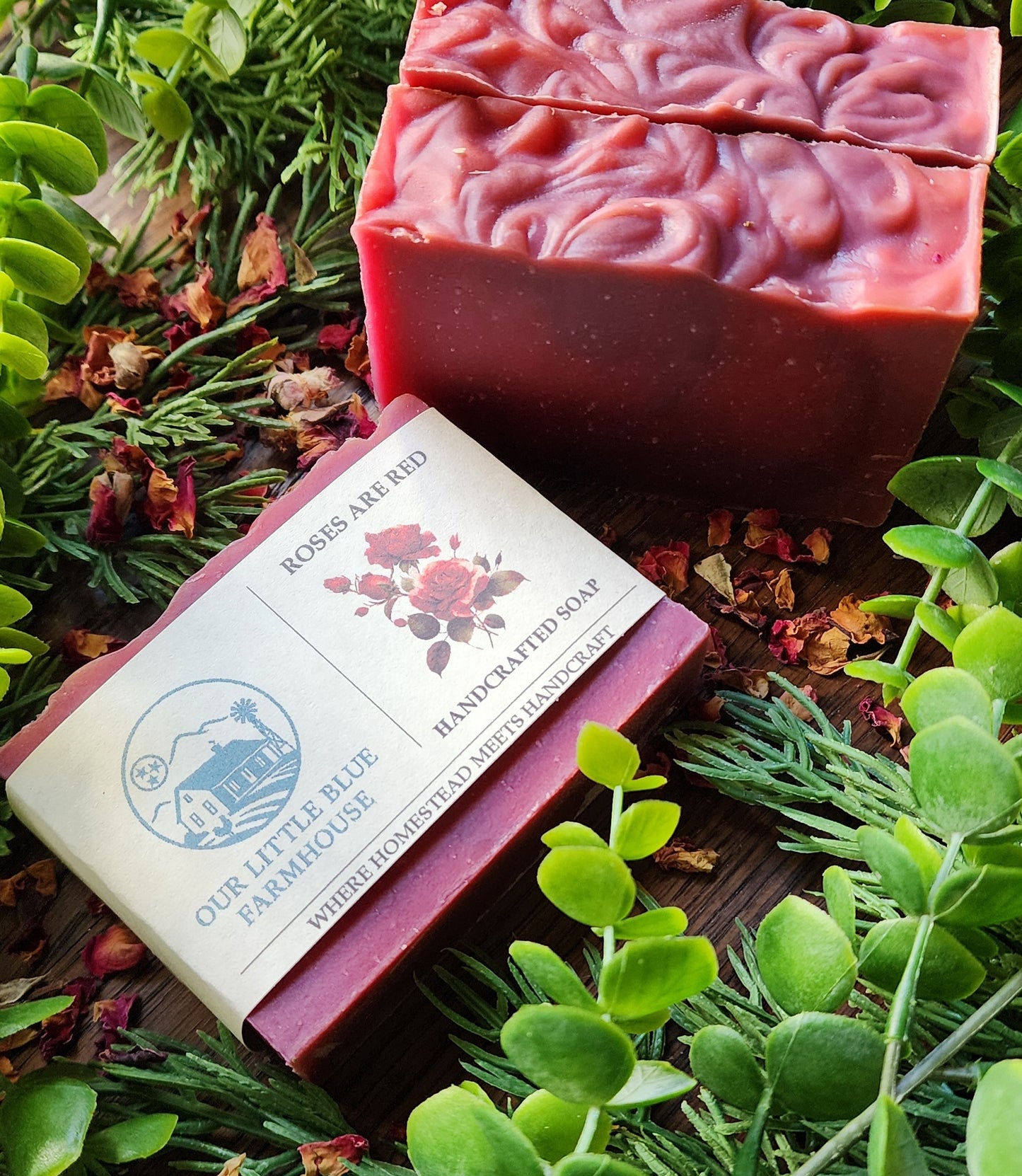 Roses are Red Handmade Soap