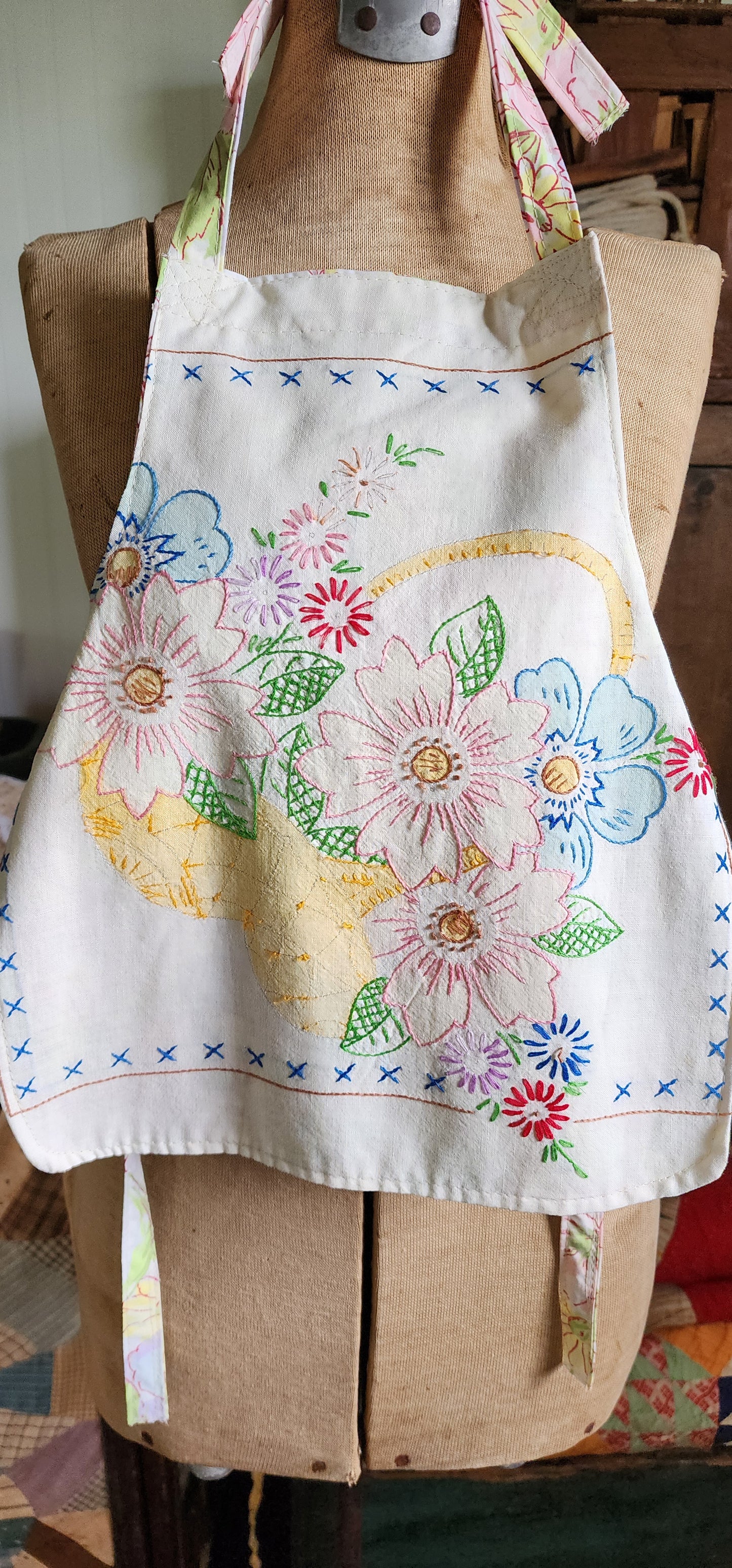 Grandma's Vintage Linen Children's Apron