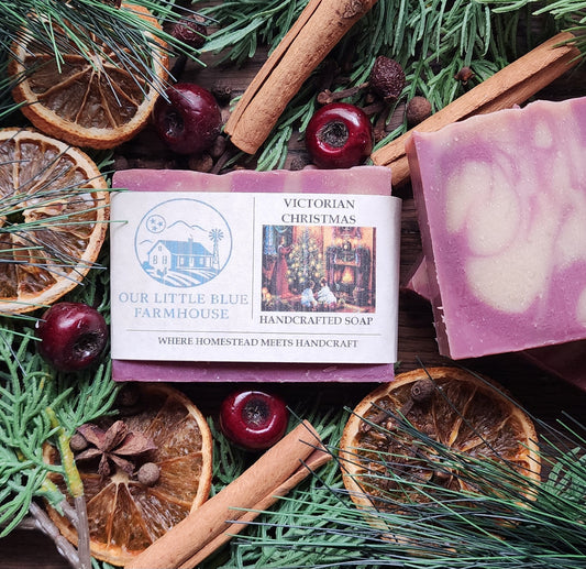 Victorian Christmas Handmade Soap