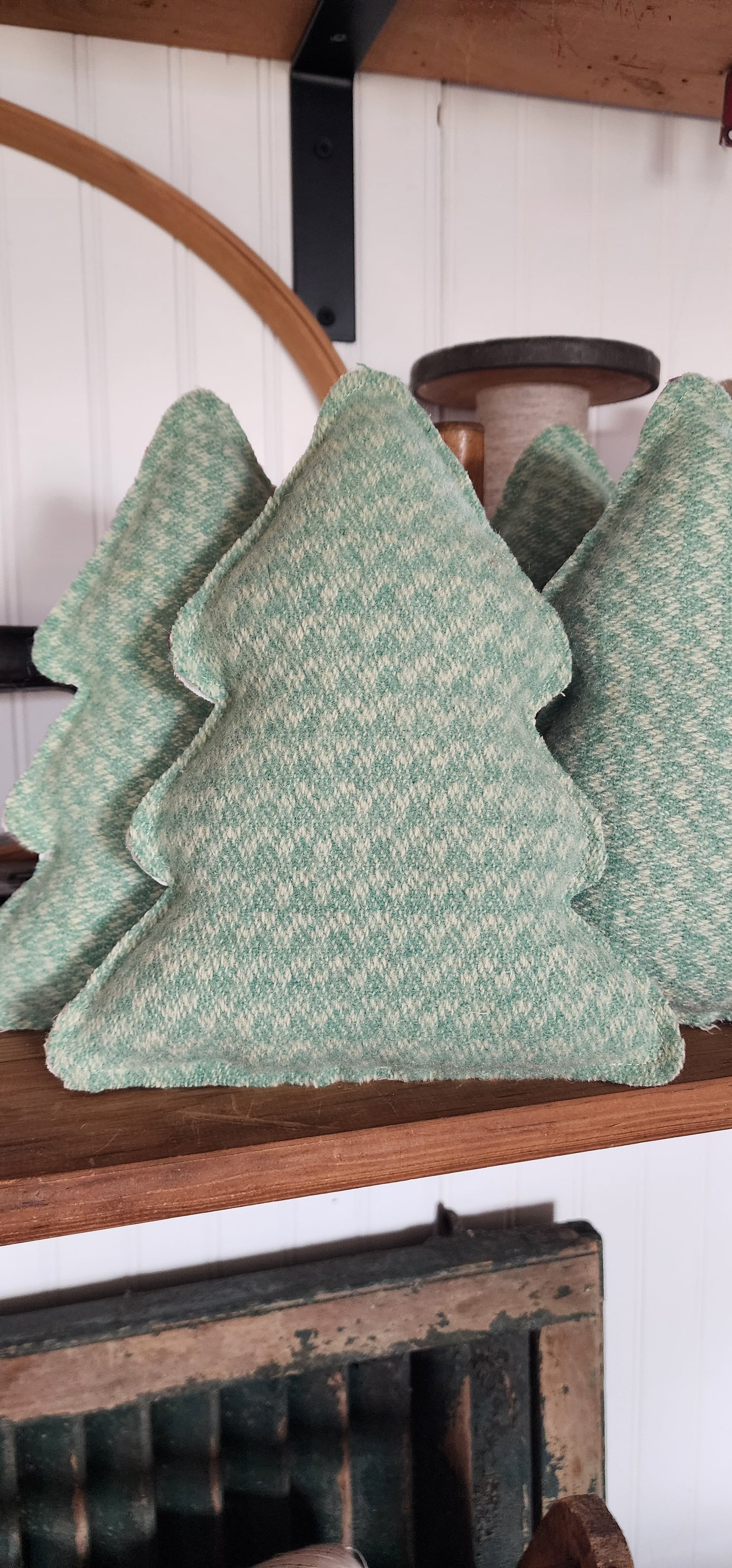 Vintage Wool Christmas Tree