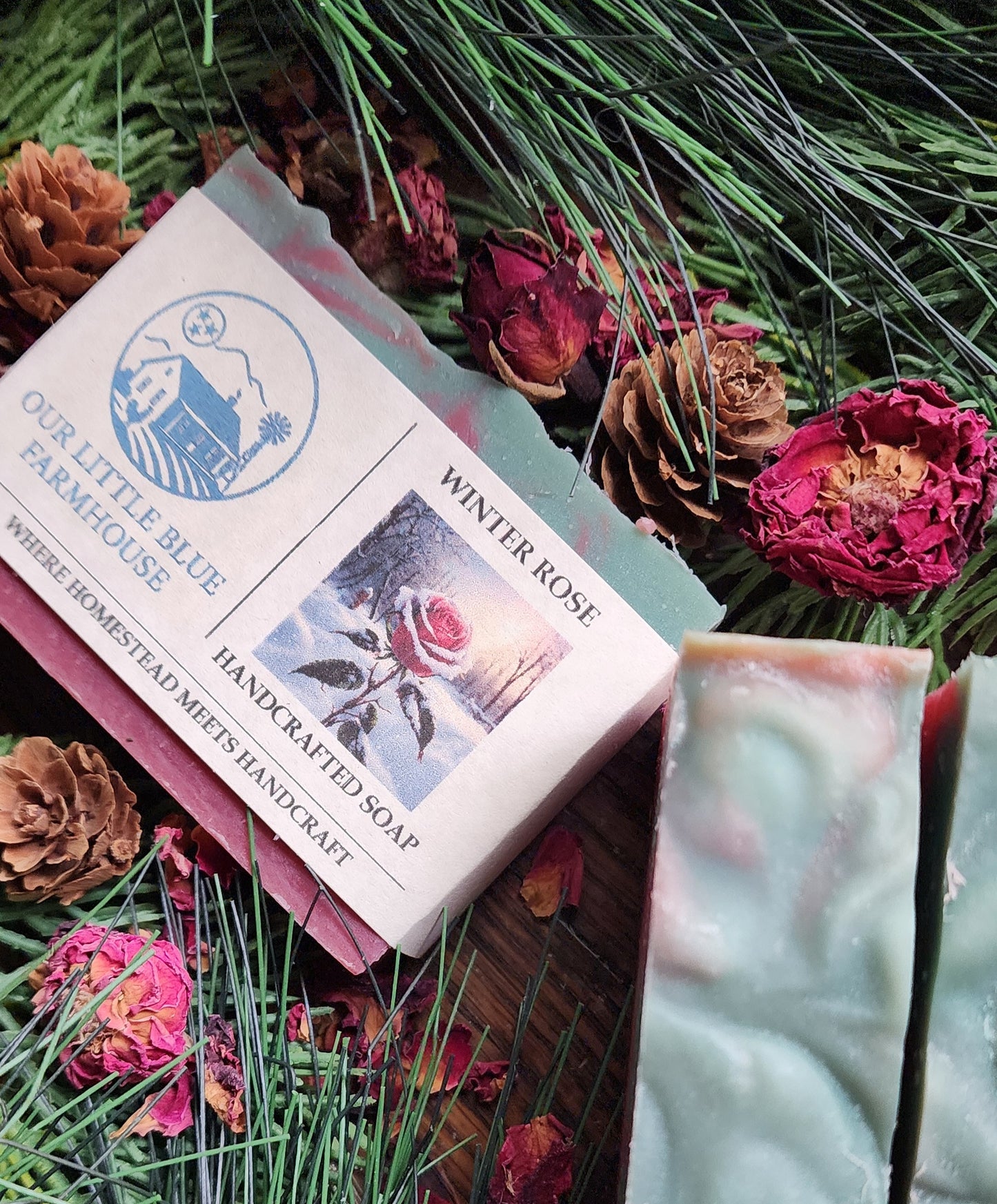 Winter Rose Handmade Soap