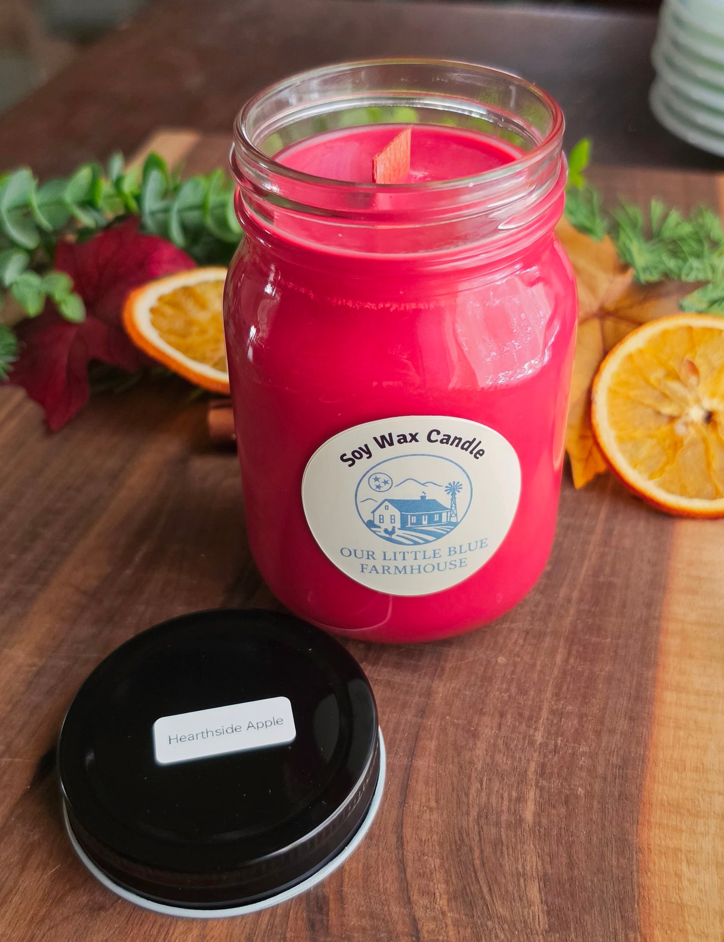 Soy Wax Candle - Hearthside Apple