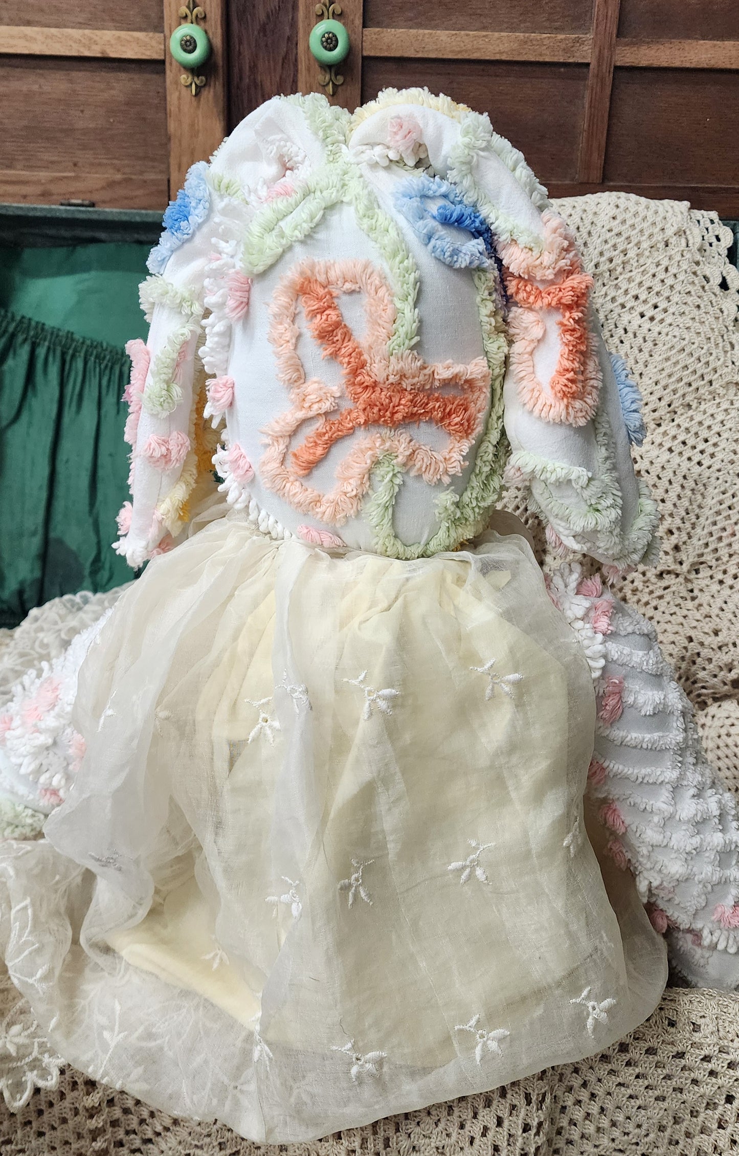 Grandma's Vintage Chenille Bunny
