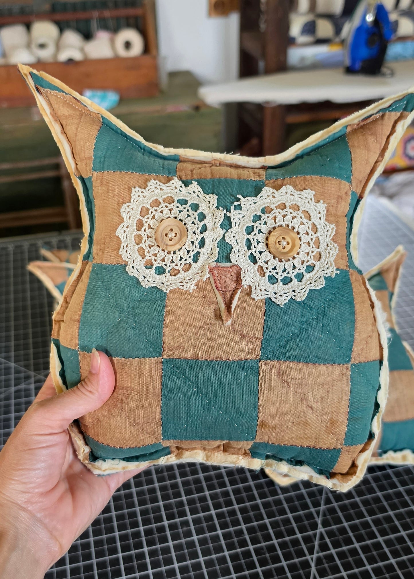 Vintage Quilt Country Owl